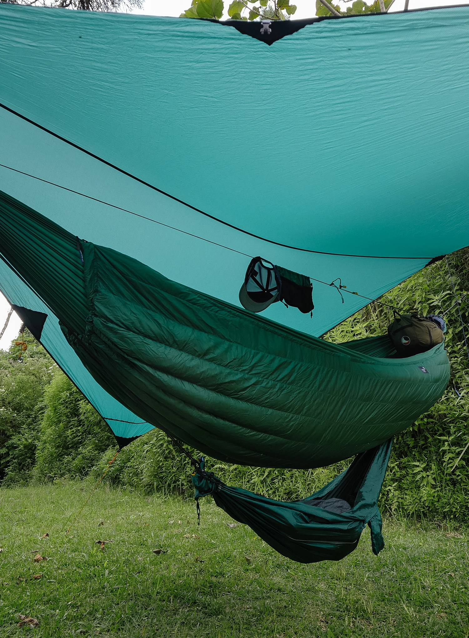 Hängematte-Schlafsag Ticket To The Moon Moonquilt PRO 650 - green