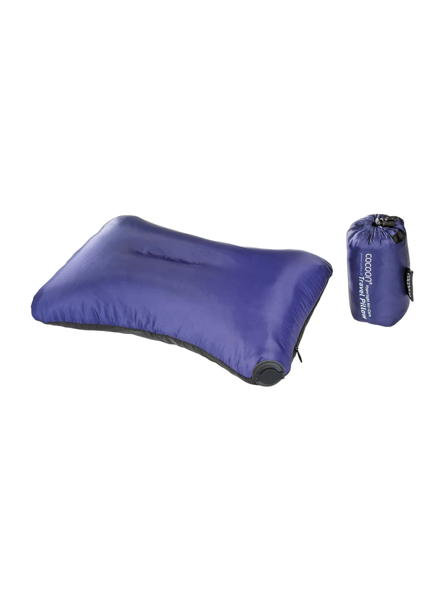 Kissen Cocoon Air-Core Pillow - Hyperlight - black/dark blue