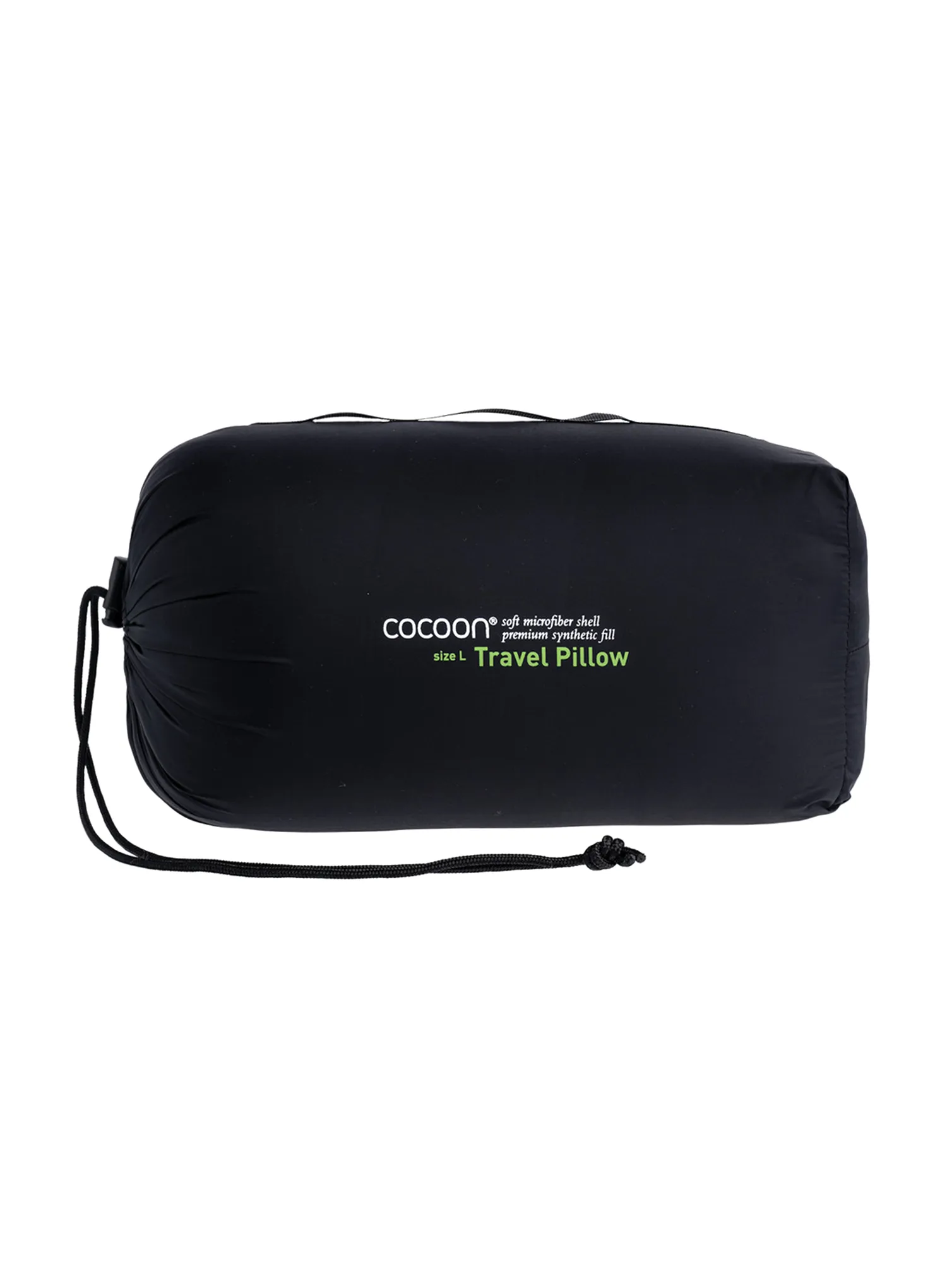 Kissen Cocoon Synthetic Travel Pillow L - charcoal/smoke grey