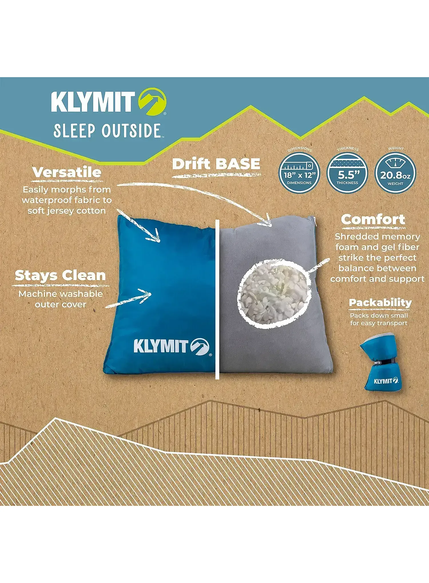 Kissen Klymit Drift Base - ocean depths