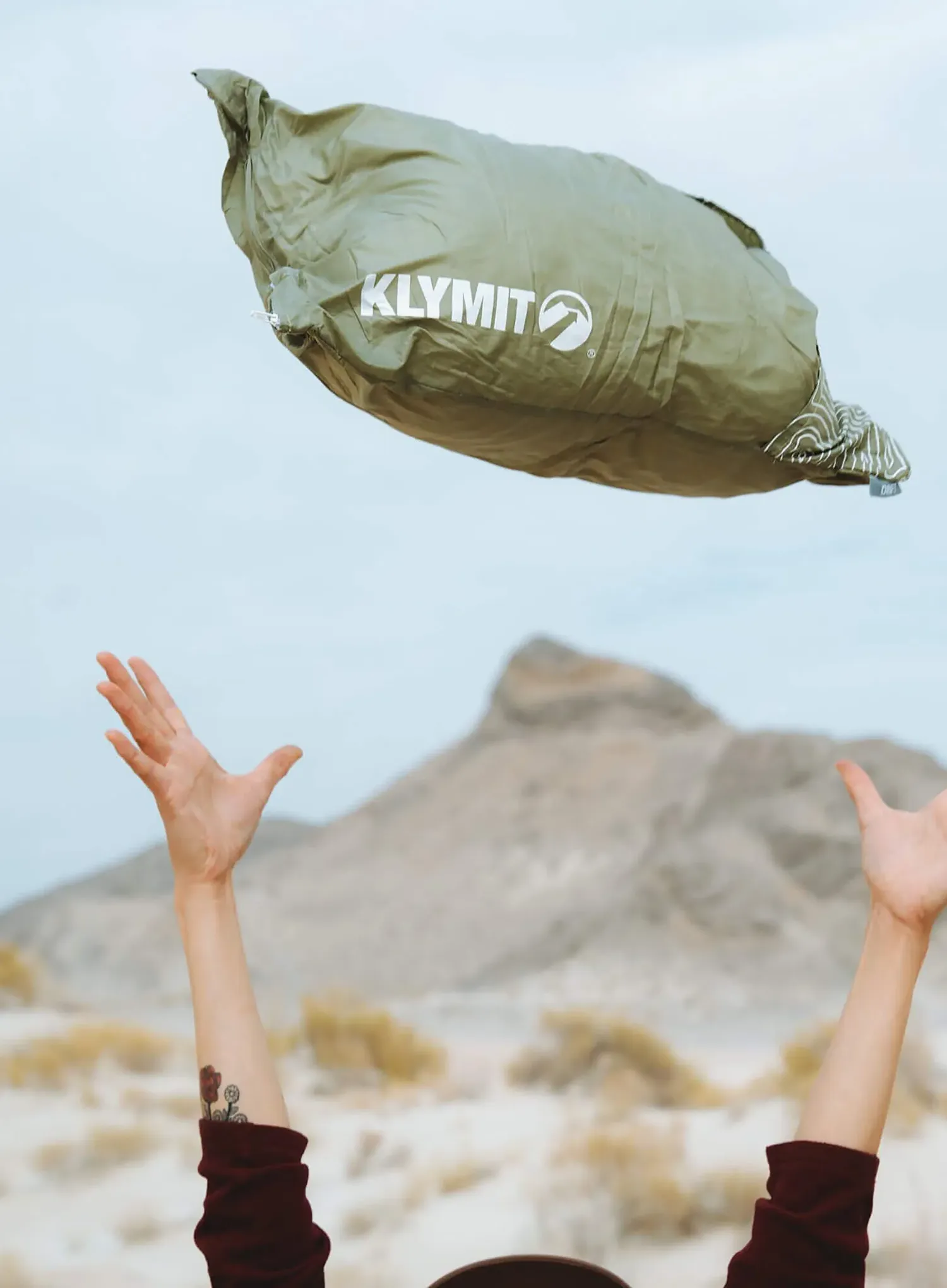 Kissen Klymit Drift Pillow Large - green