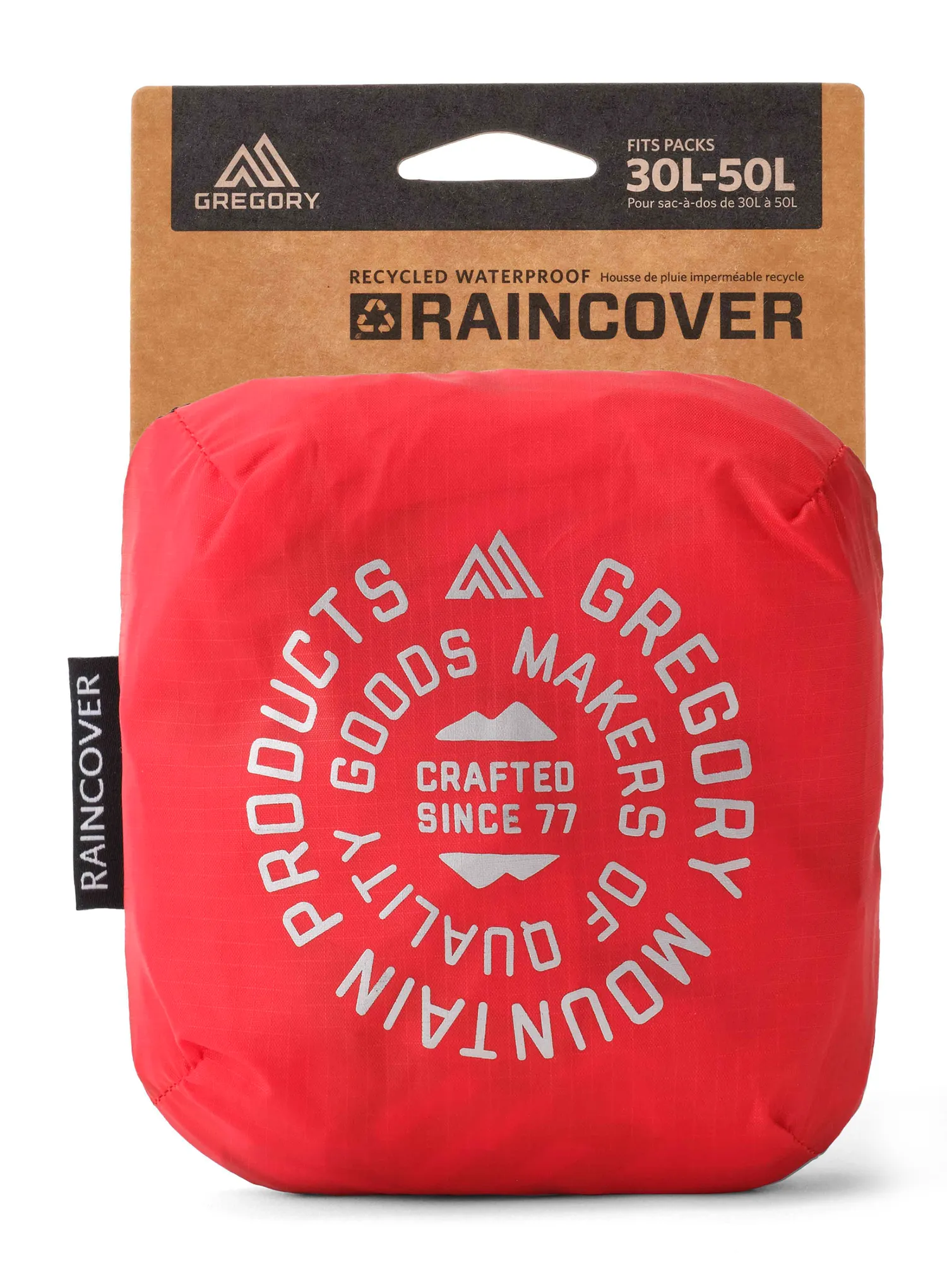 Rucksack-Schutzhülle Gregory Raincover 30/50L - beaming red
