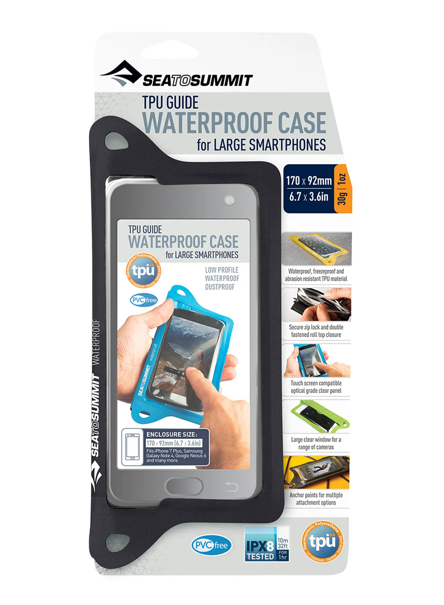 Schutzhülle Sea to Summit TPU Guide Waterproof Case XL - black