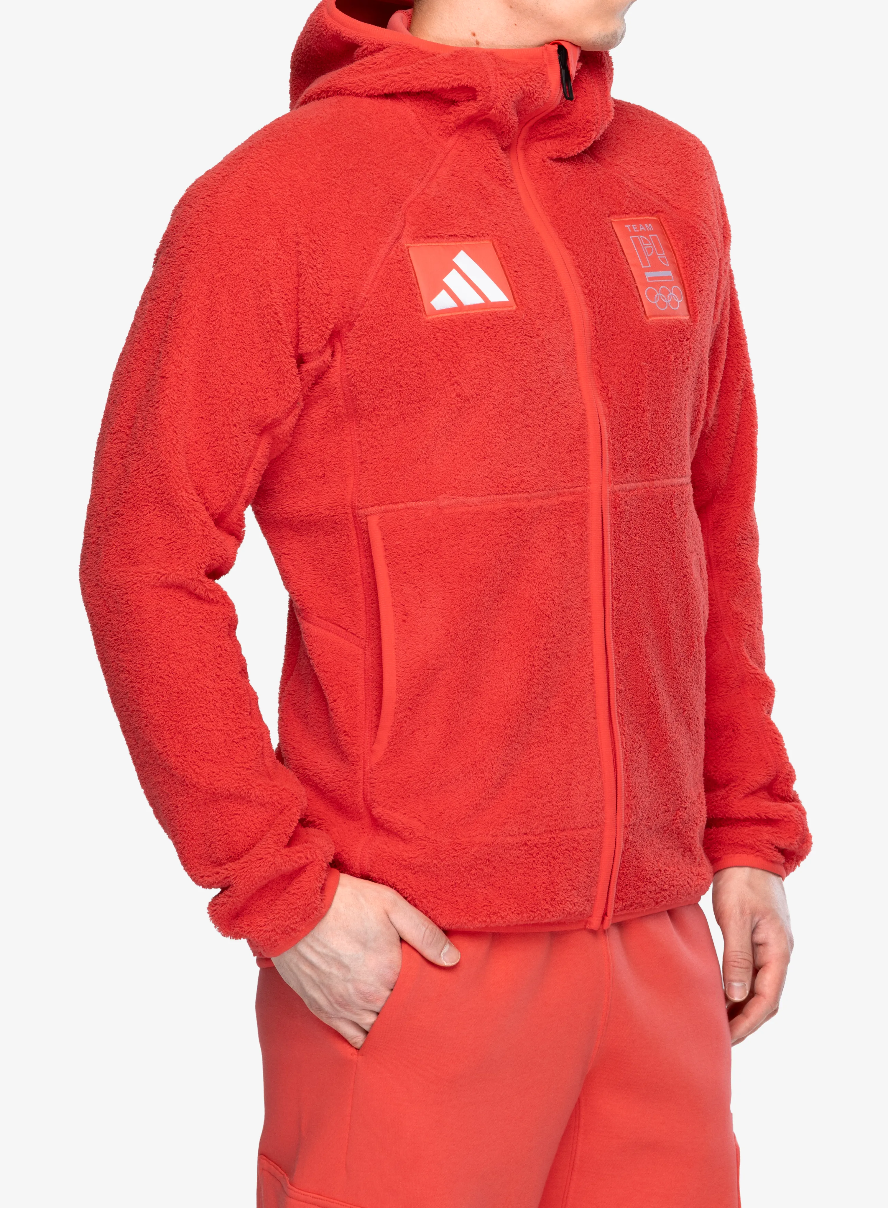 Fleecepullover adidas Poc Presentation Wear Fleece Jacket - pure ruby