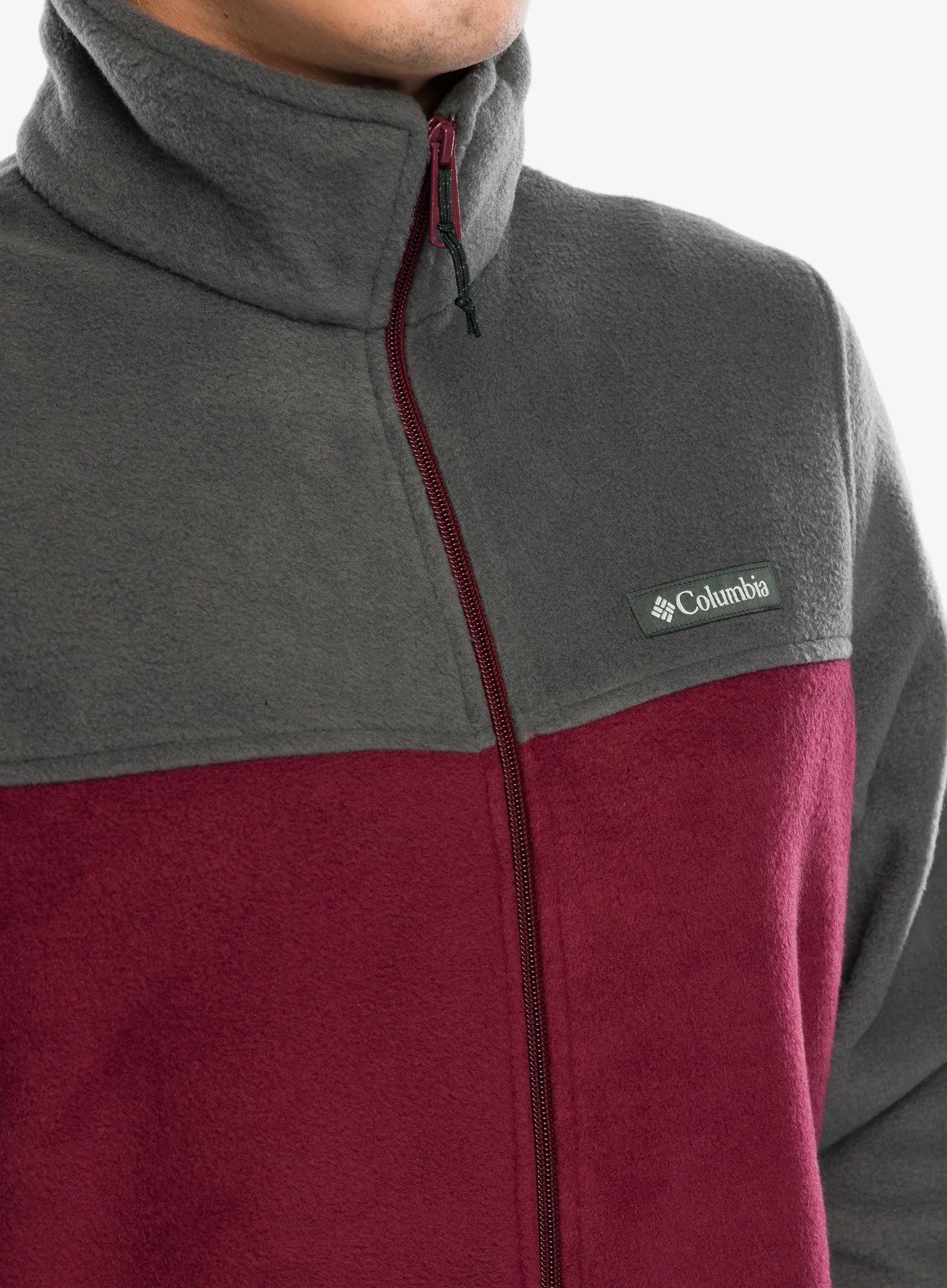 Fleecepullover Columbia Steens Mountain 2.0 - shark/rich wine