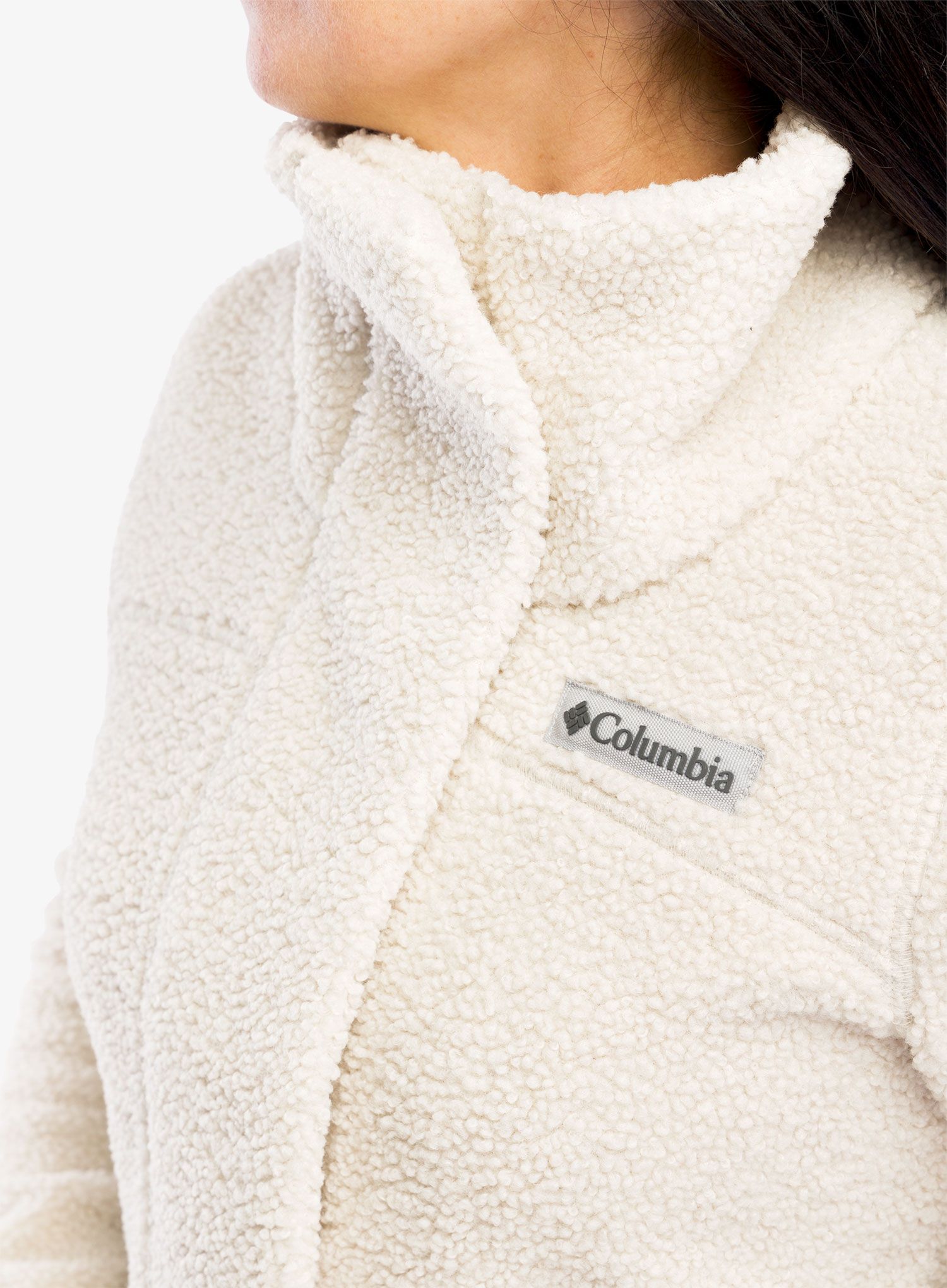 Fleecepullover Damen Columbia Panorama Long Jacket - dark stone