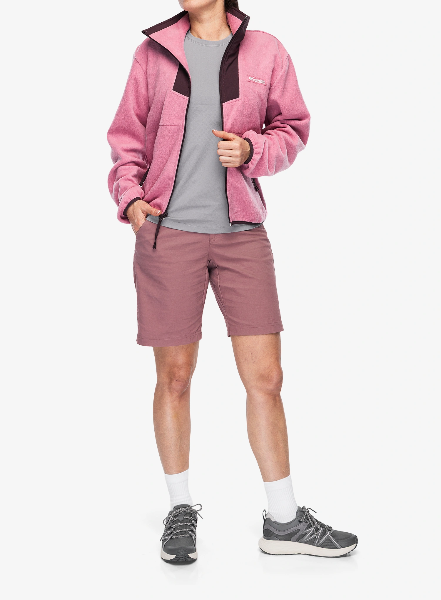 Fleecepullover Damen Columbia Sequoia Grove Full Zip Fleece - rosette/moonvista