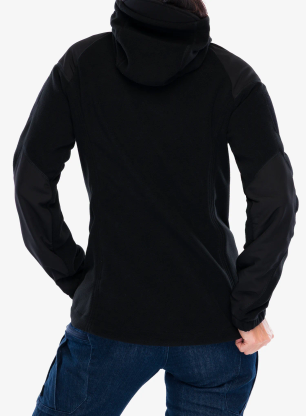 Fleecepullover Damen Helikon-Tex Cumulus - Heavy Fleece - black