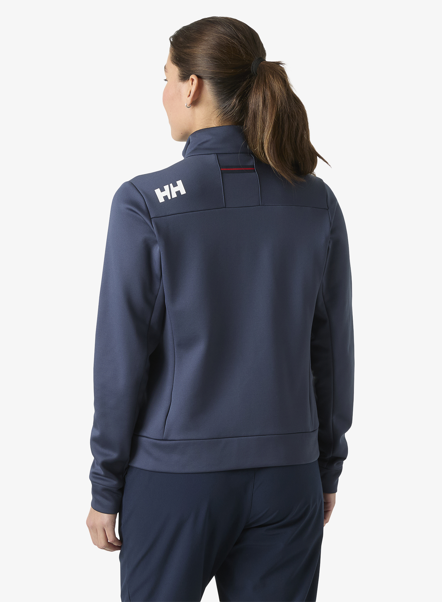 Fleecepullover Damen Helly Hansen Crew Fleece Jacket - navy