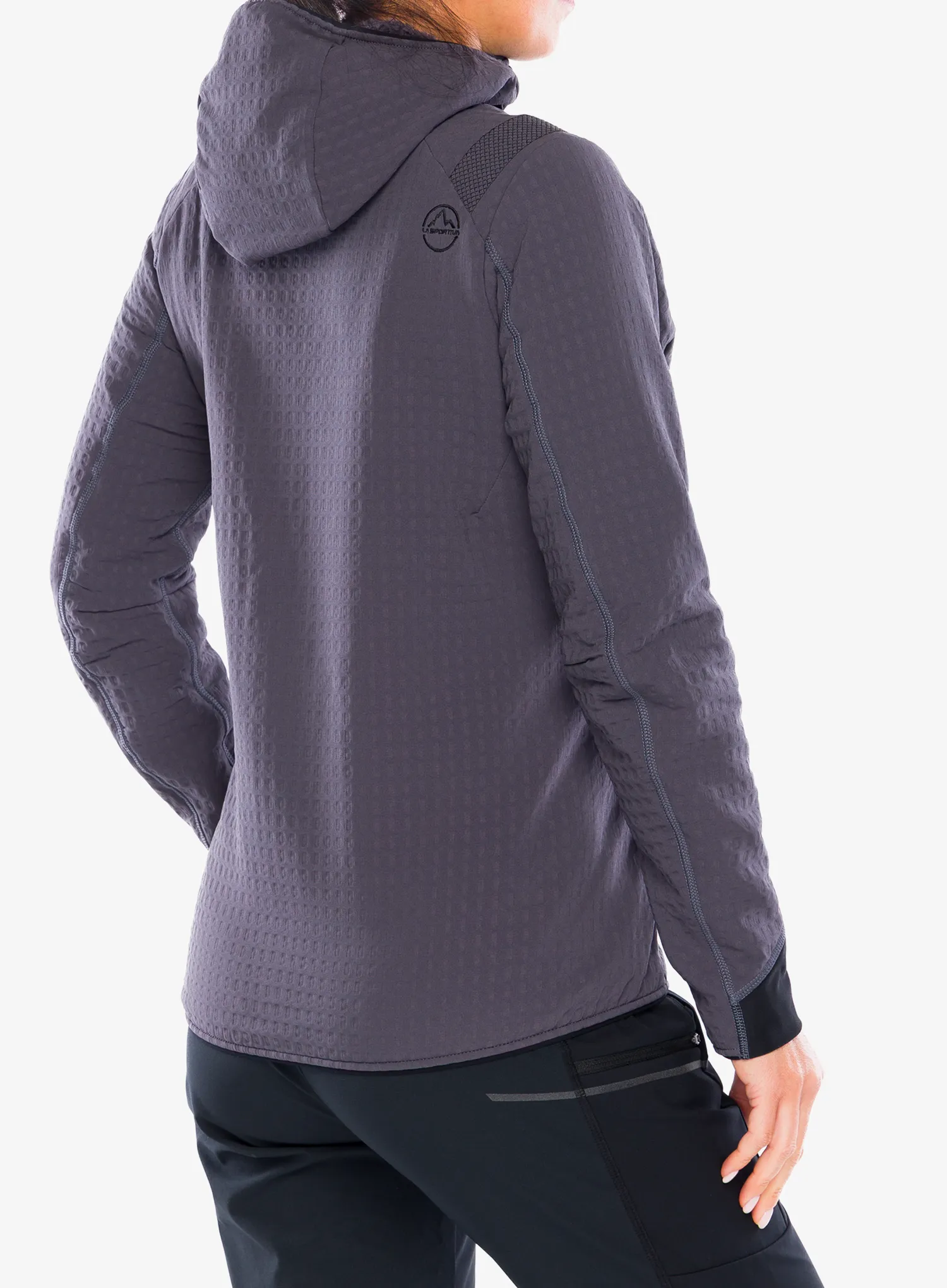 Fleecepullover Damen La Sportiva Bristen Thermal Hoody - onyx/chalk
