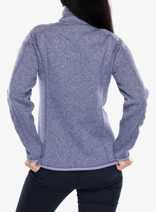 Fleecepullover Damen Patagonia Better Sweater 1/4 Zip - concrete purple