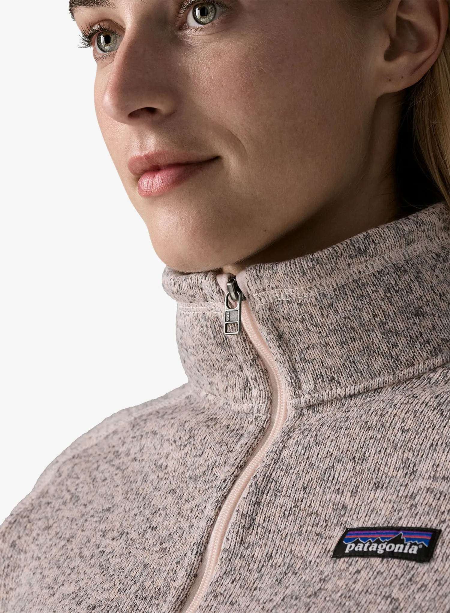 Fleecepullover Damen Patagonia Better Sweater Jacket - pink frost