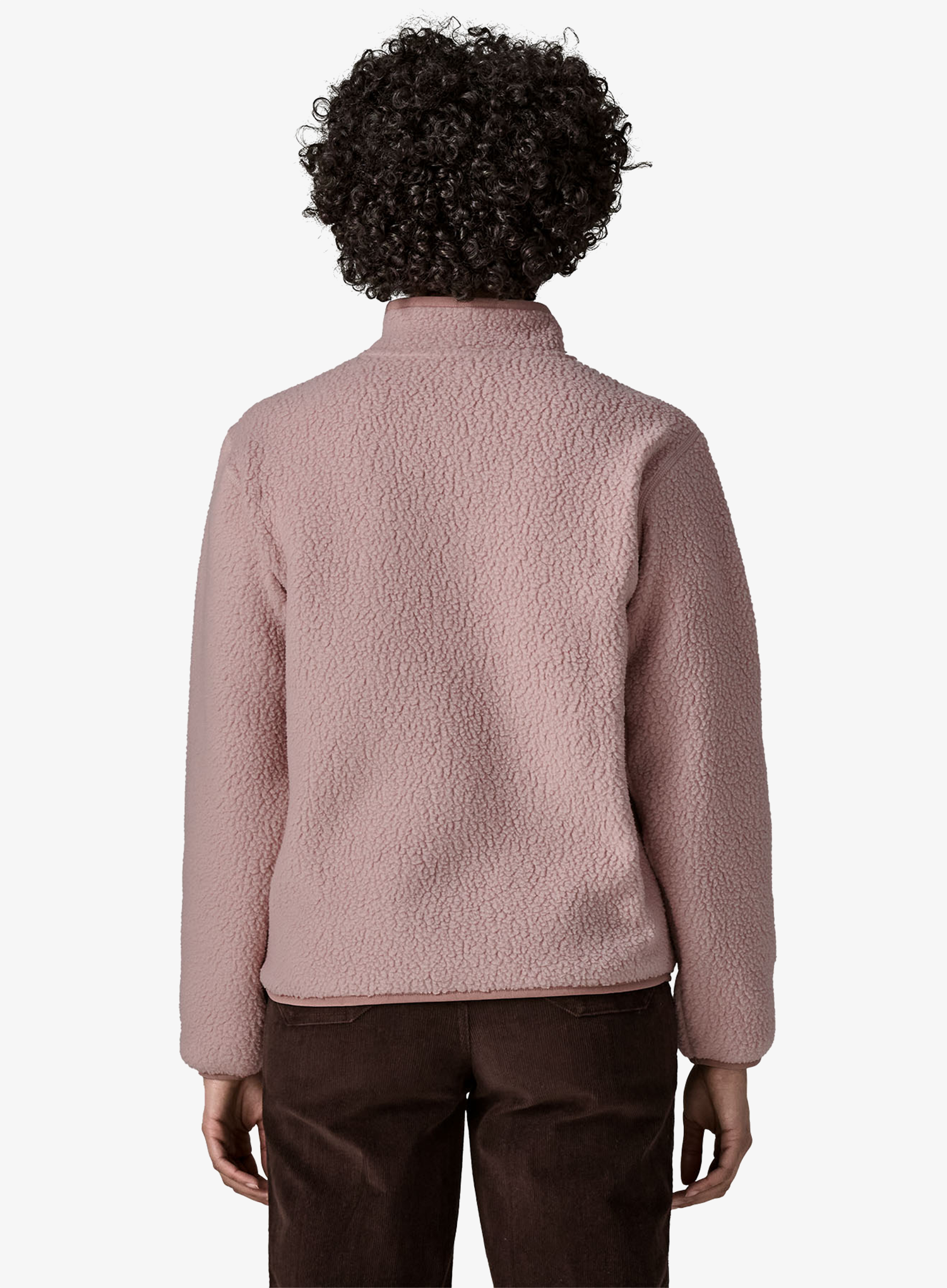 Fleecepullover Damen Patagonia Retro Pile Marsupial - stingray mauve