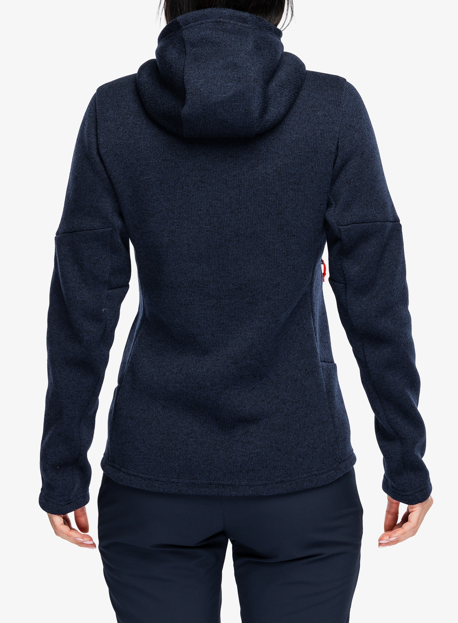 Fleecepullover Damen Salewa Puez Rocca Pl Hooded Jacket - navy blazer