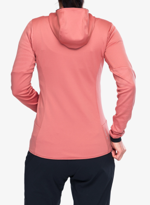 Fleecepullover Damen Salewa Sella Crevasse HD Jacket - desert pink