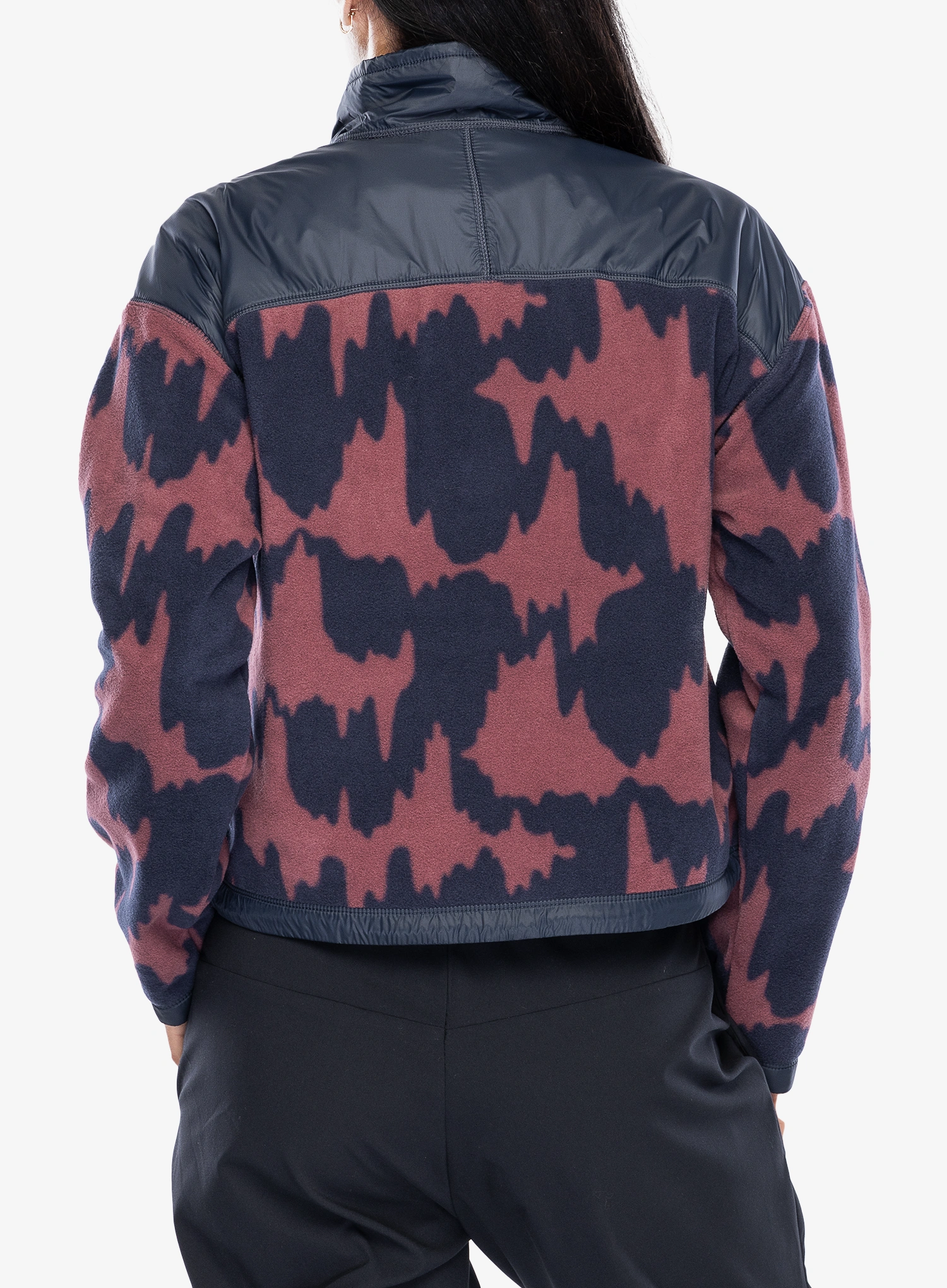 Fleecepullover Damen Salomon Chroma Fleece Cardigan - blue nights