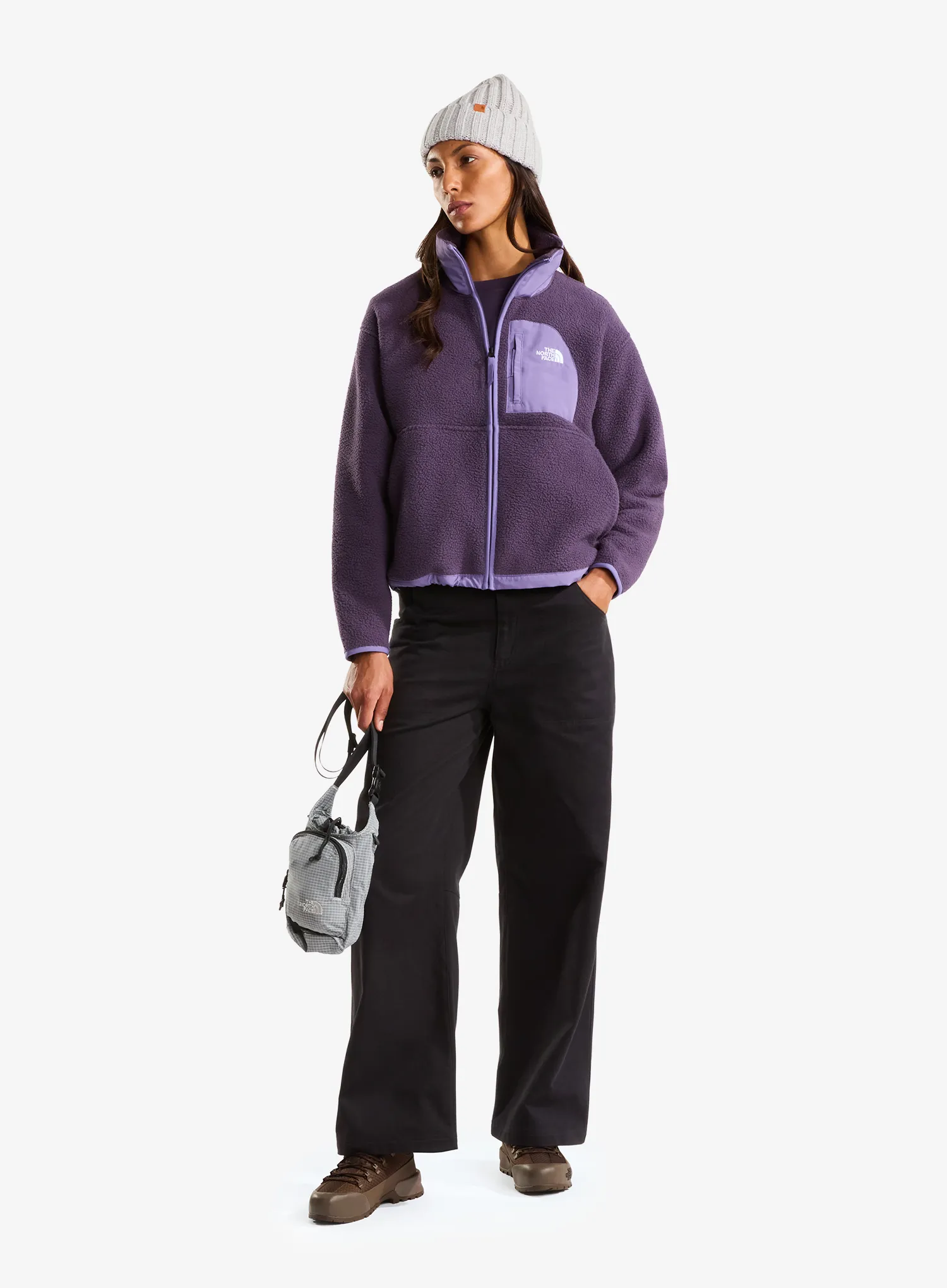 Fleecepullover Damen The North Face Yumiori Off Peak Full Zip Jacket - endless dusk/grounded