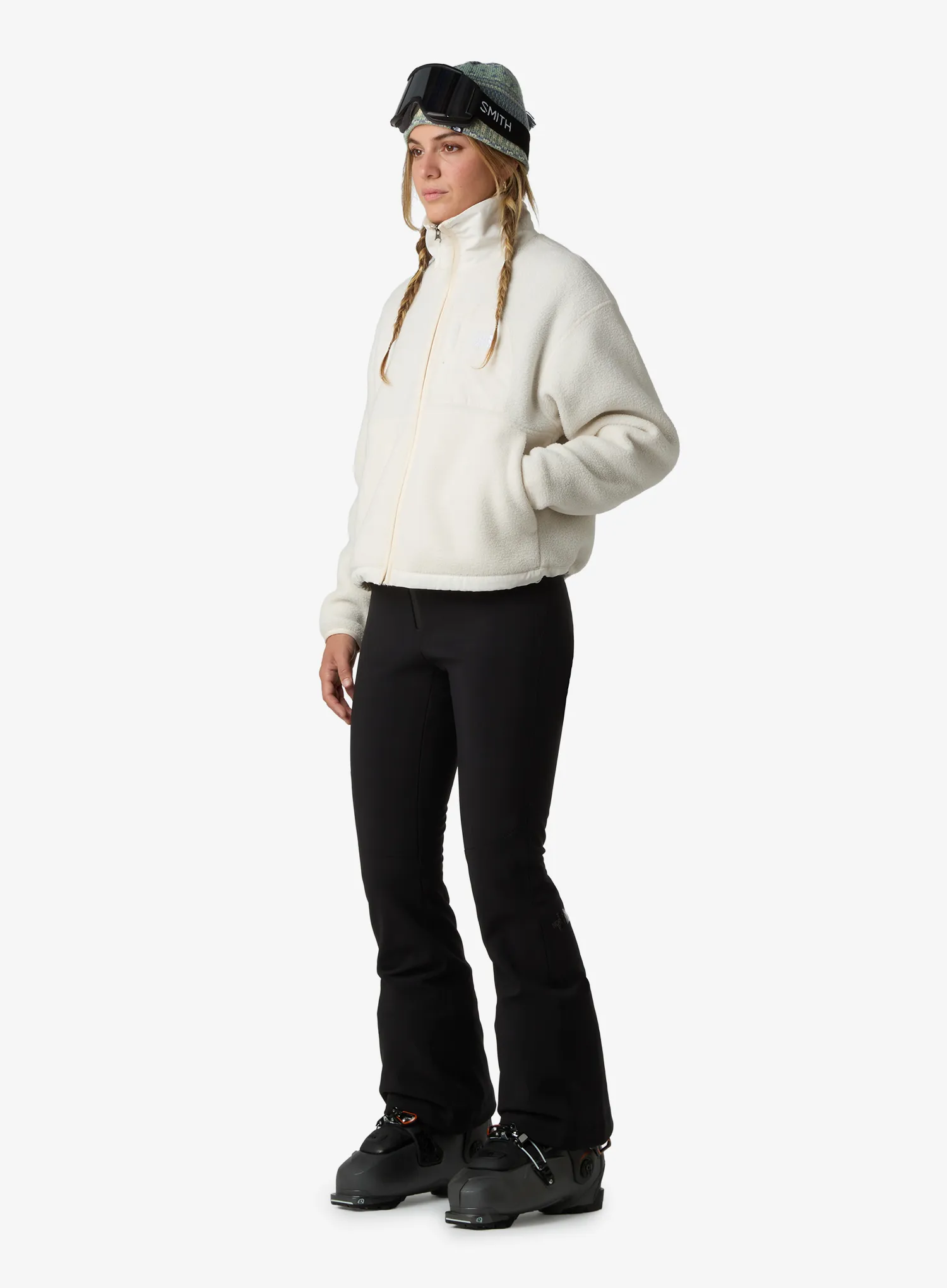 Fleecepullover Damen The North Face Yumiori Off Peak Full Zip Jacket - white dune