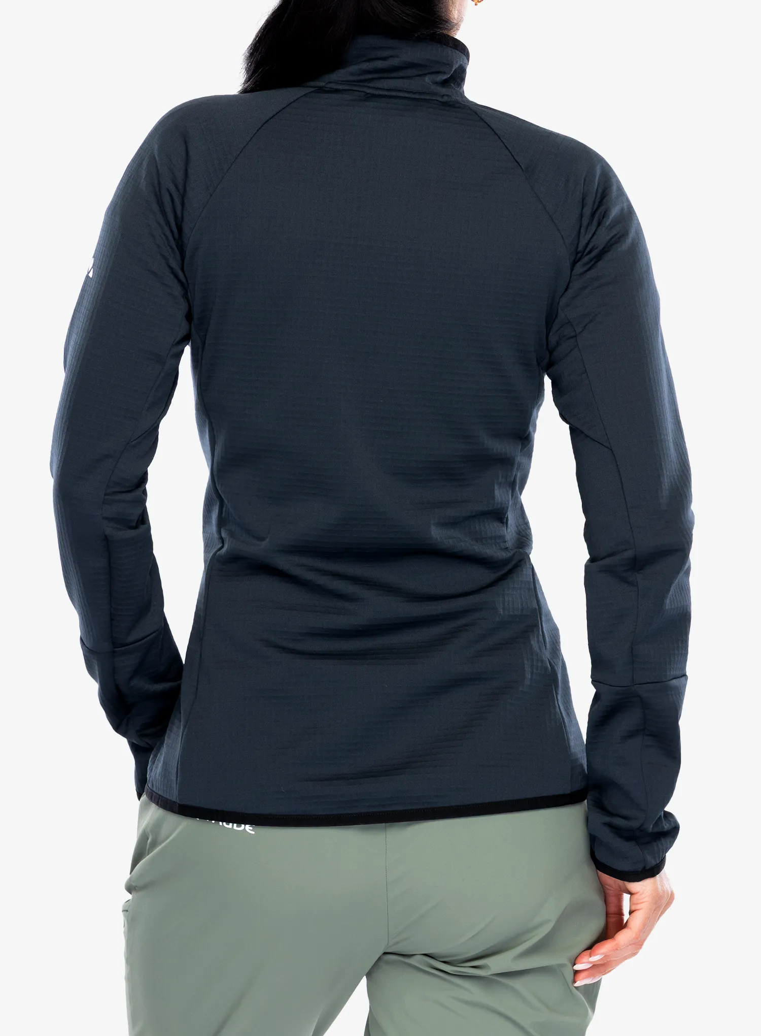 Fleecepullover Damen Vaude Monviso Fleece FZ Jacket II - black/black