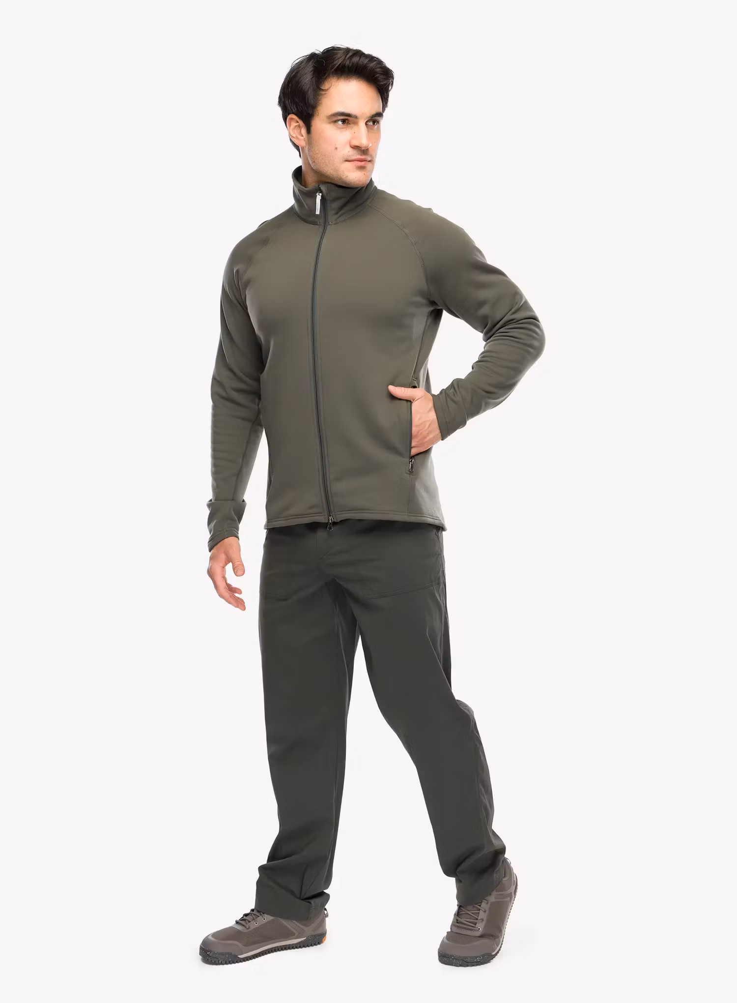 Fleecepullover Houdini Power Up Jacket - baremark green/baremark green