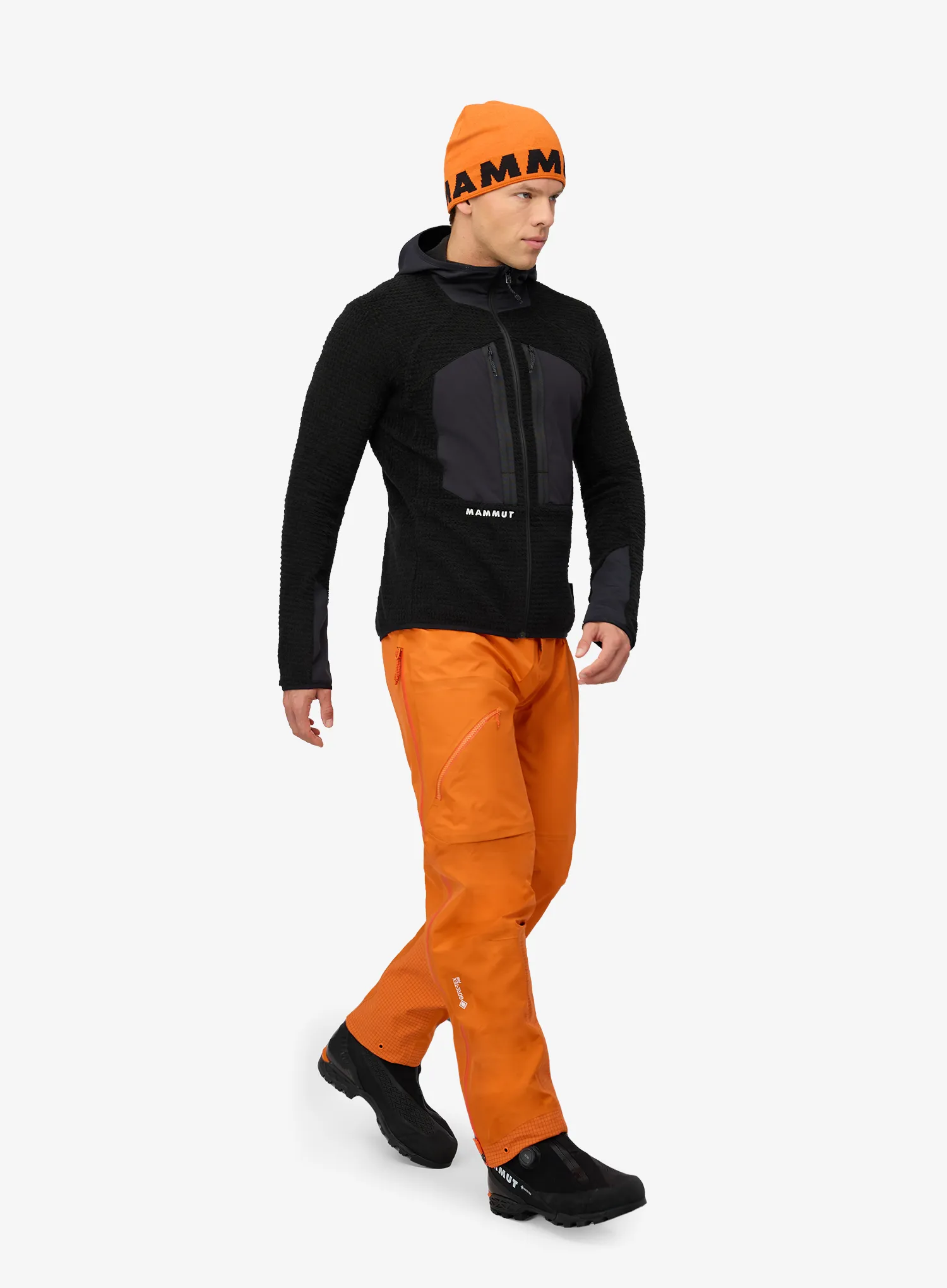 Fleecepullover Mammut Eiger Nordwand Pro ML Air Hooded Jacket - black