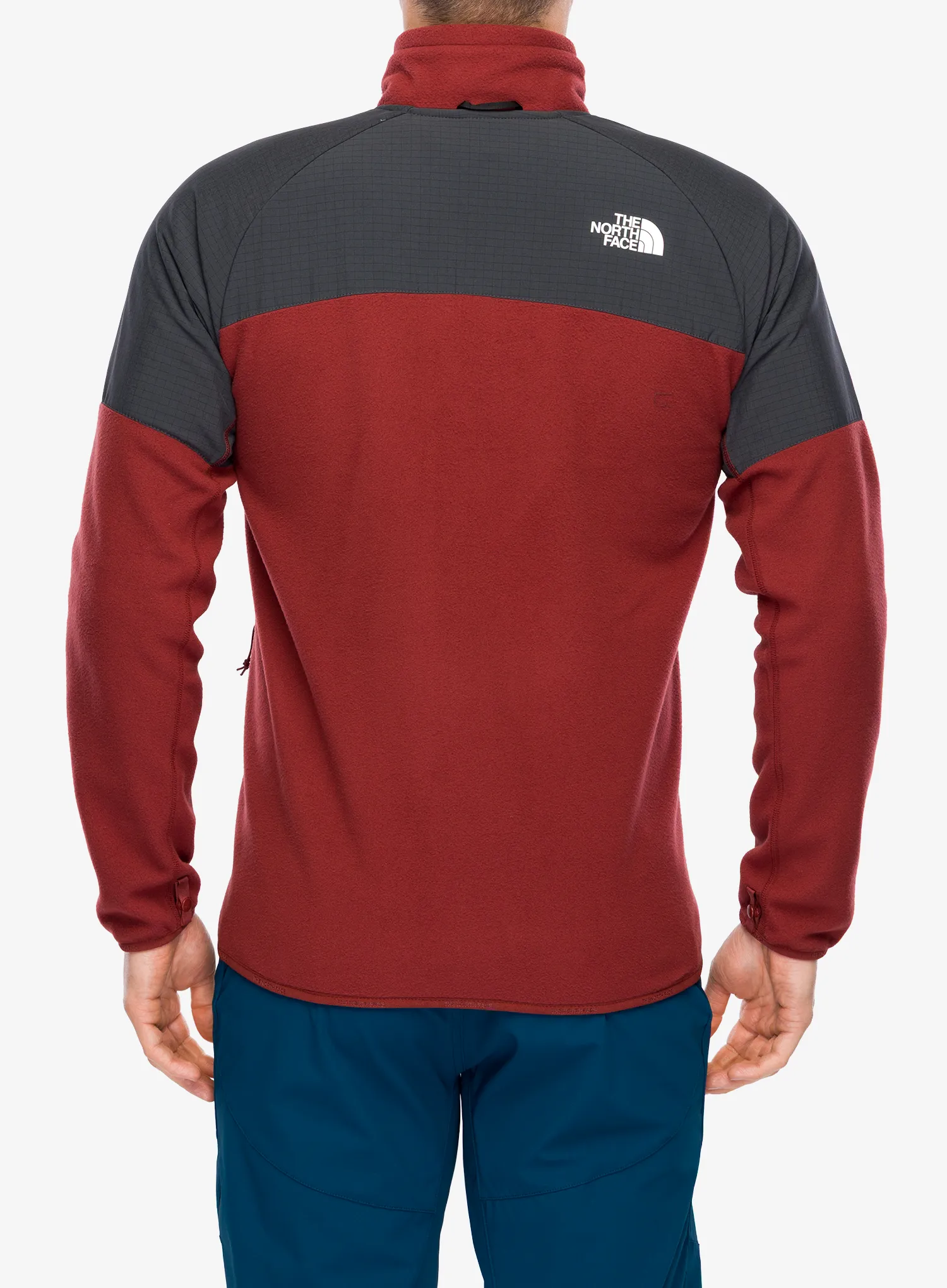 Fleecepullover The North Face Glacier Heavyweight Full Zip Jacket - sumac/asphalt grey