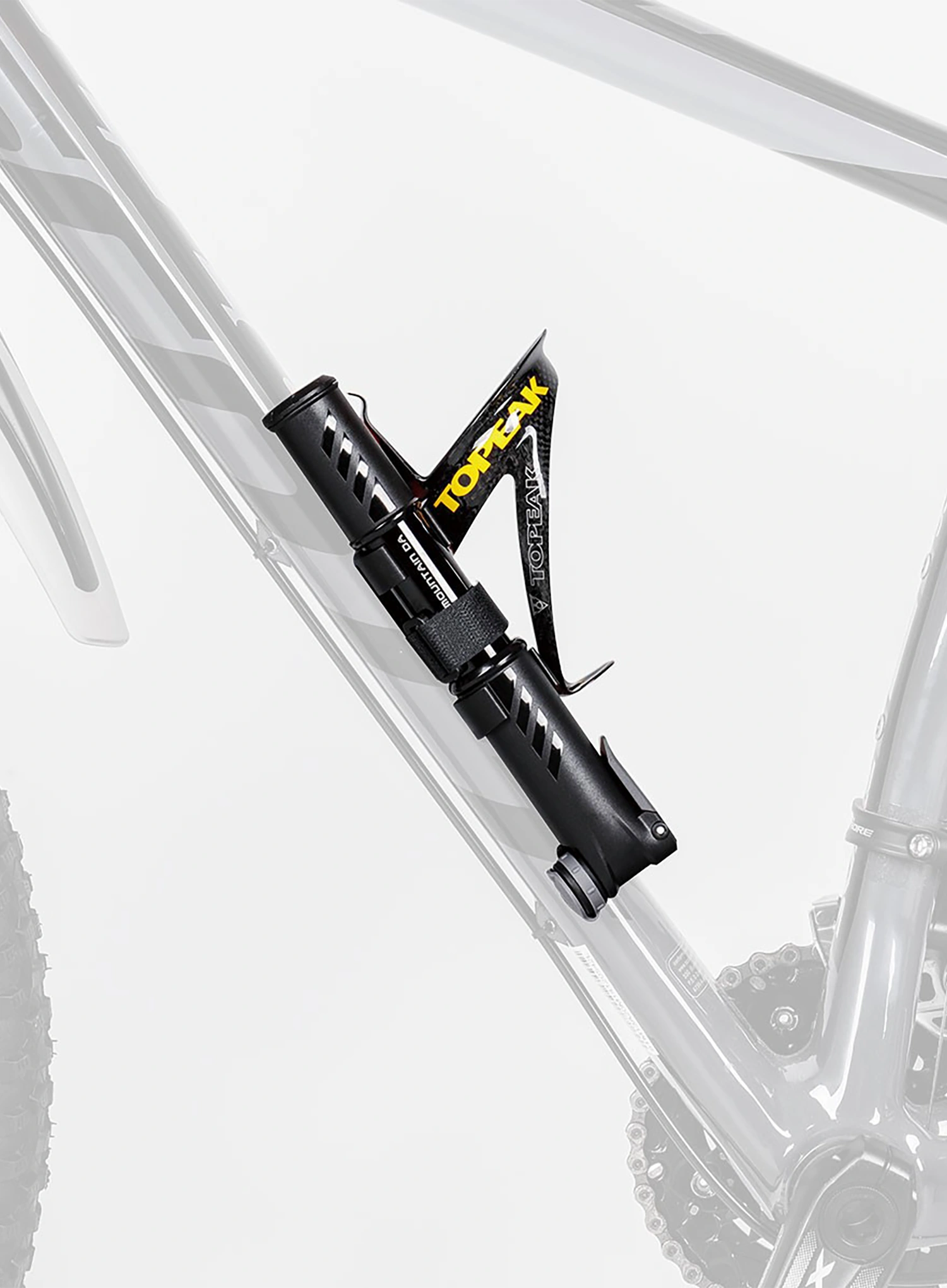 Luftpumpe Fahrrad Topeak Mountain DA - black