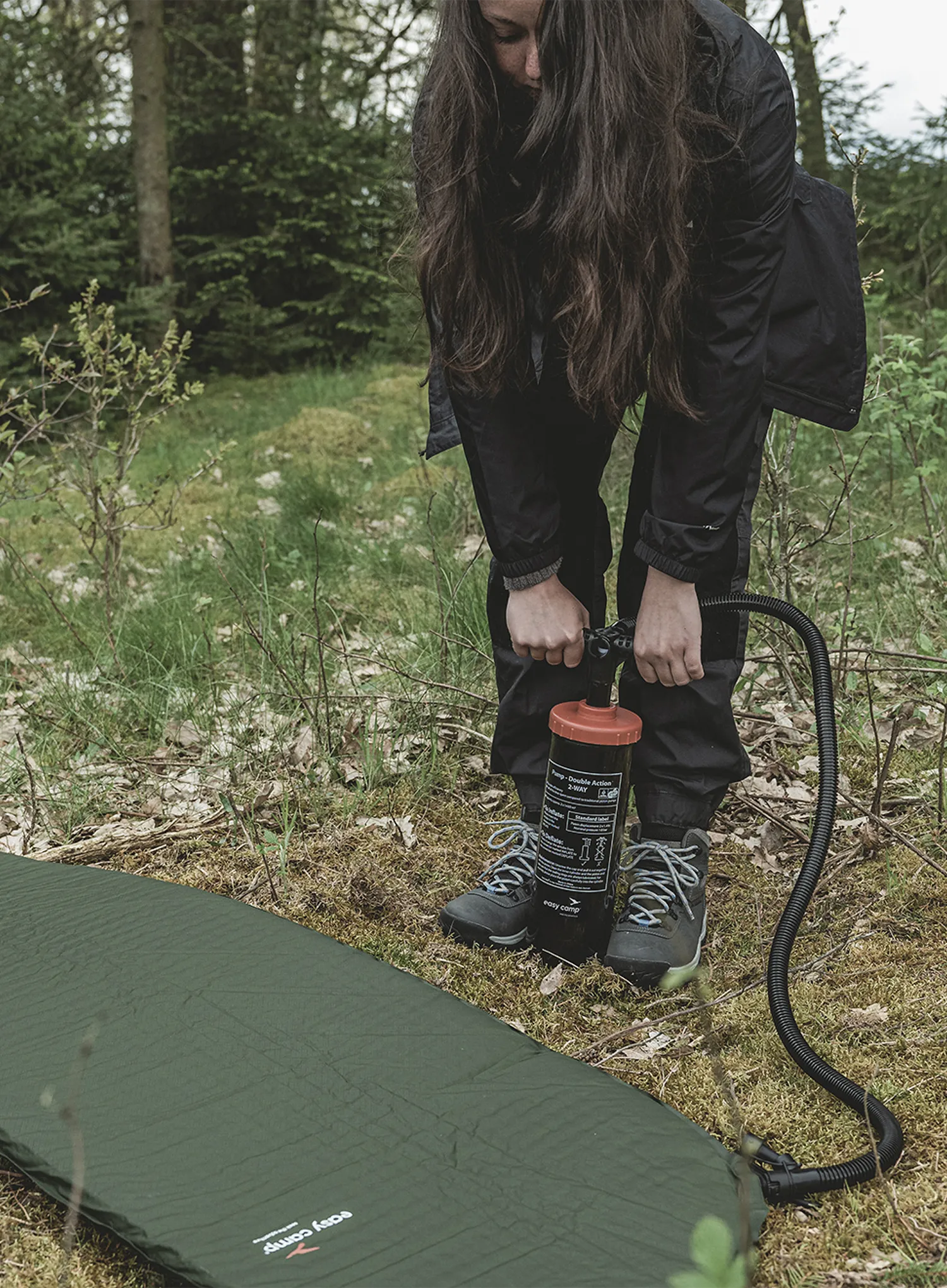 Pumpe Easy Camp Double Action Pump - black