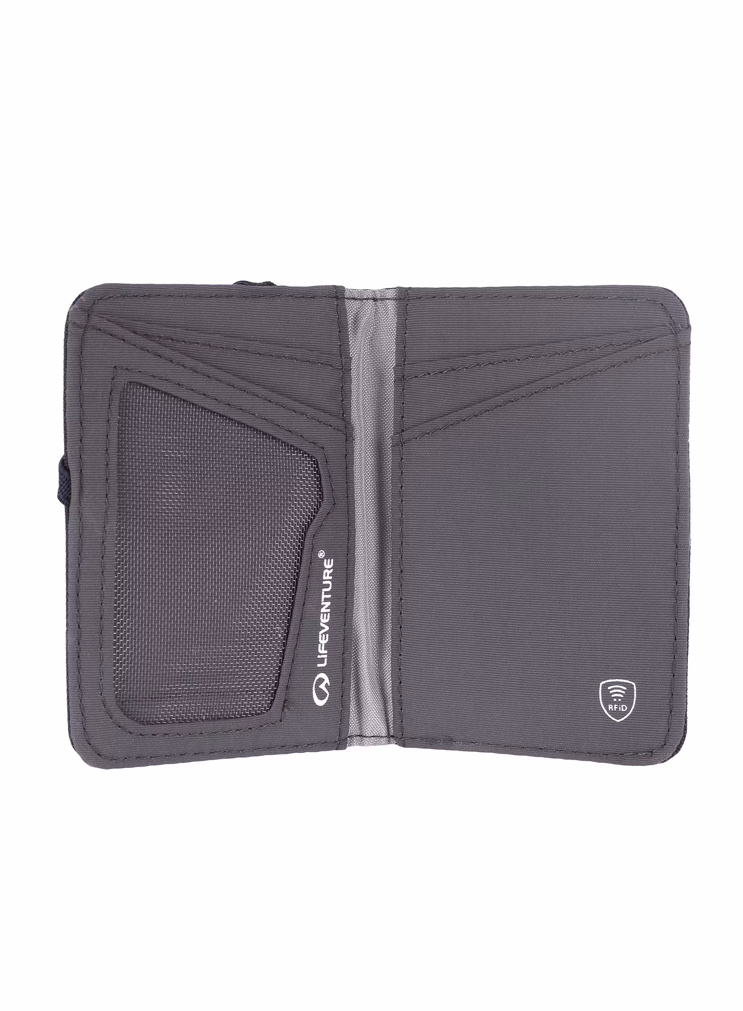 Geldbeutel Lifeventure Recycled RFID Card Wallet - navy blue