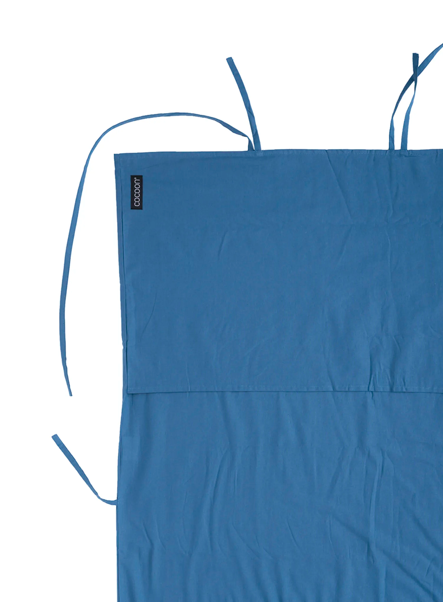Bettlaken Cocoon Pad Cover - petrol/petrol