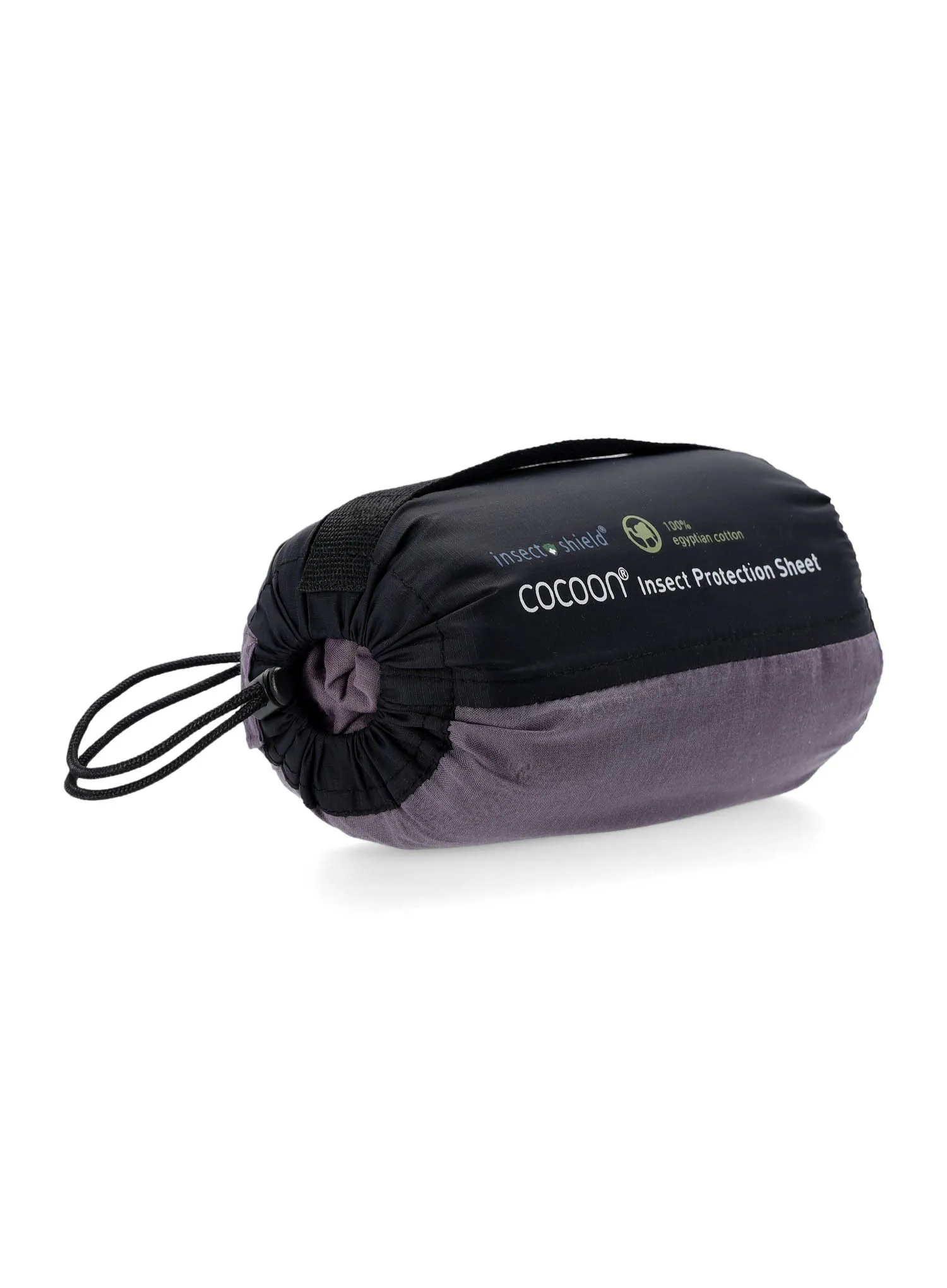 Bettlaken Cocoon Protection Sheet - Insect Shield - elephant grey/grey
