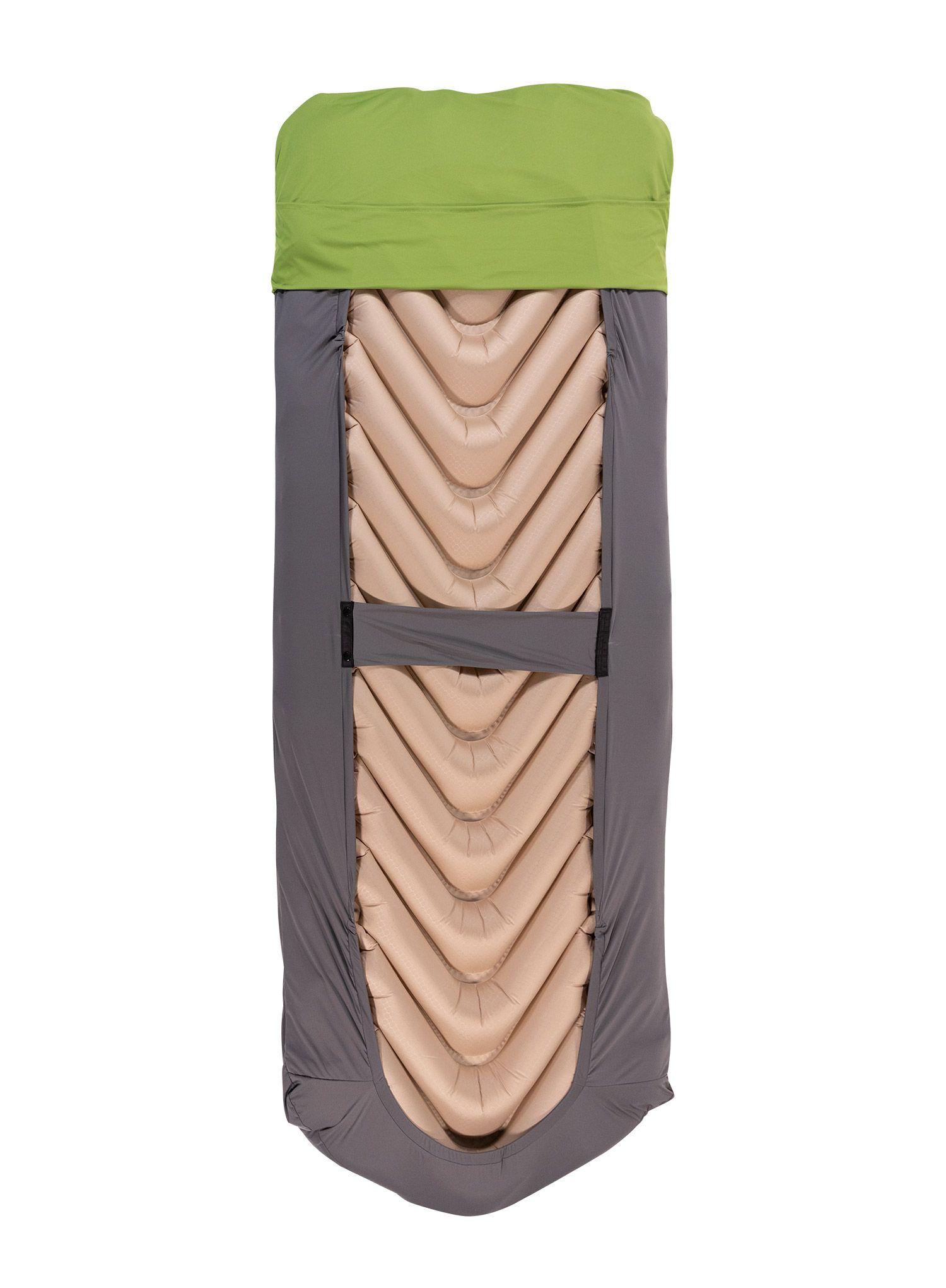 Bettlaken Klymit Luxe V Sheet Pad Cover - green/grey