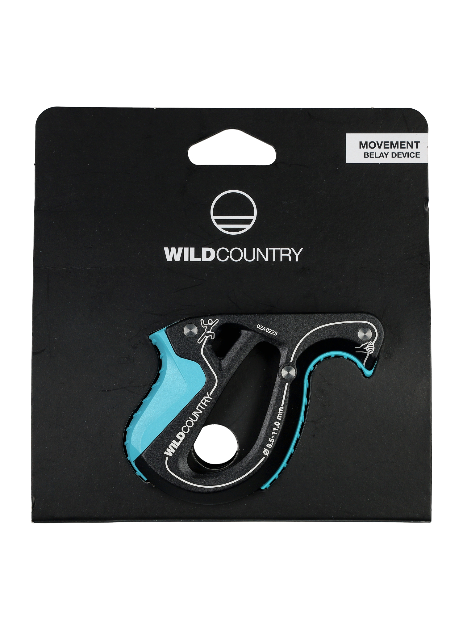 Sicherungsgerät Wild Country Movement Belay Device -  black/turquoise