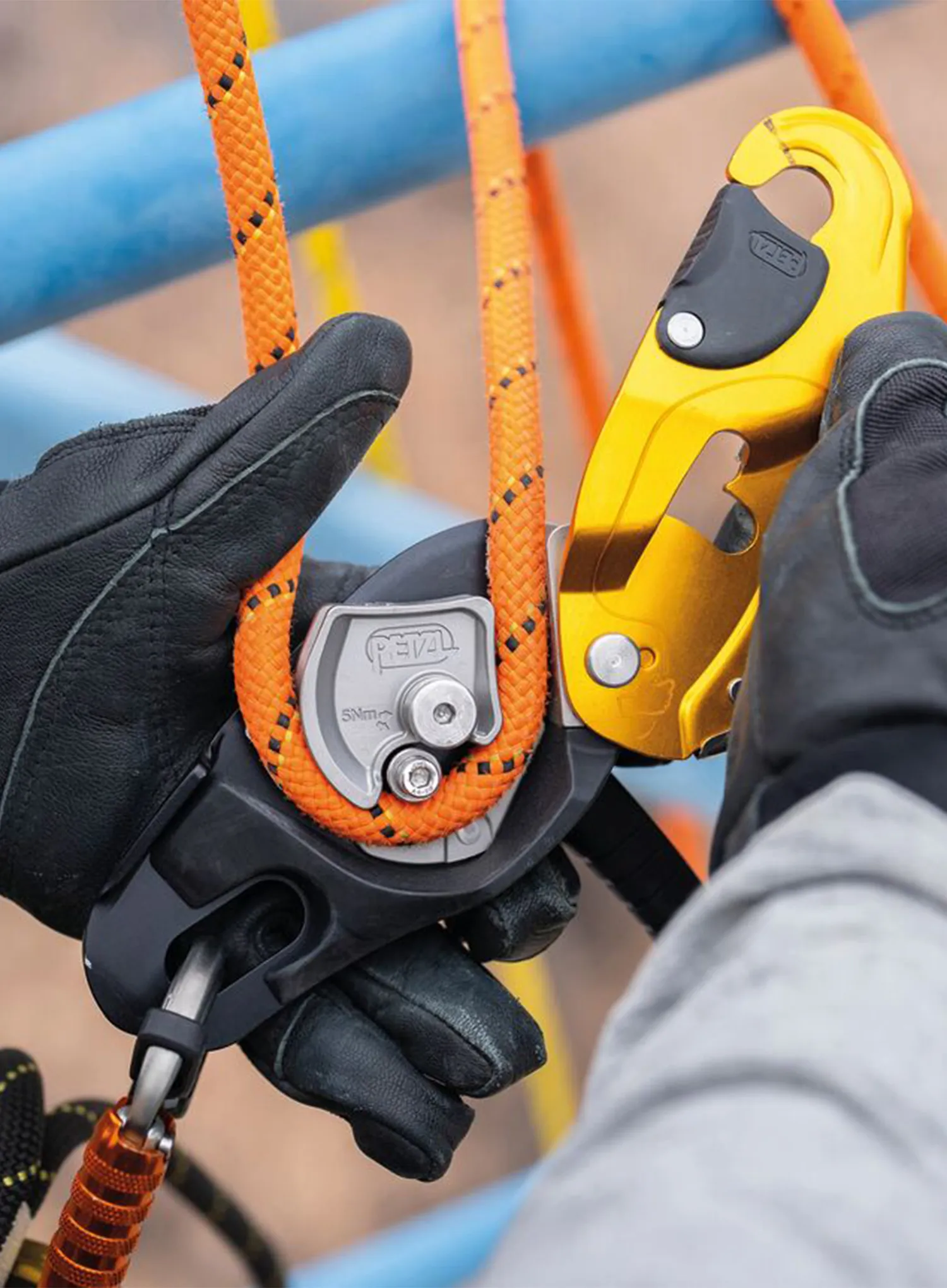 Gerät Petzl Rig - black/black