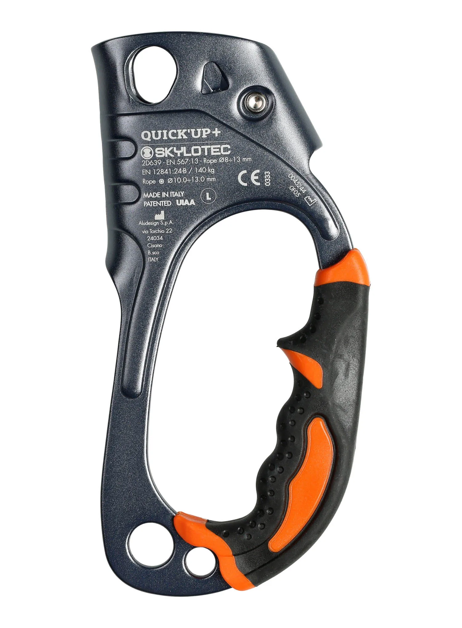 Steigklemme SKYLOTEC Quick-Up + Left - titanium