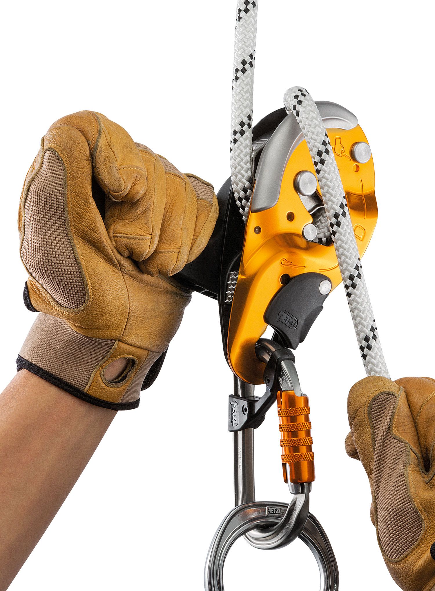 Abseilgerät Petzl ID S - yellow