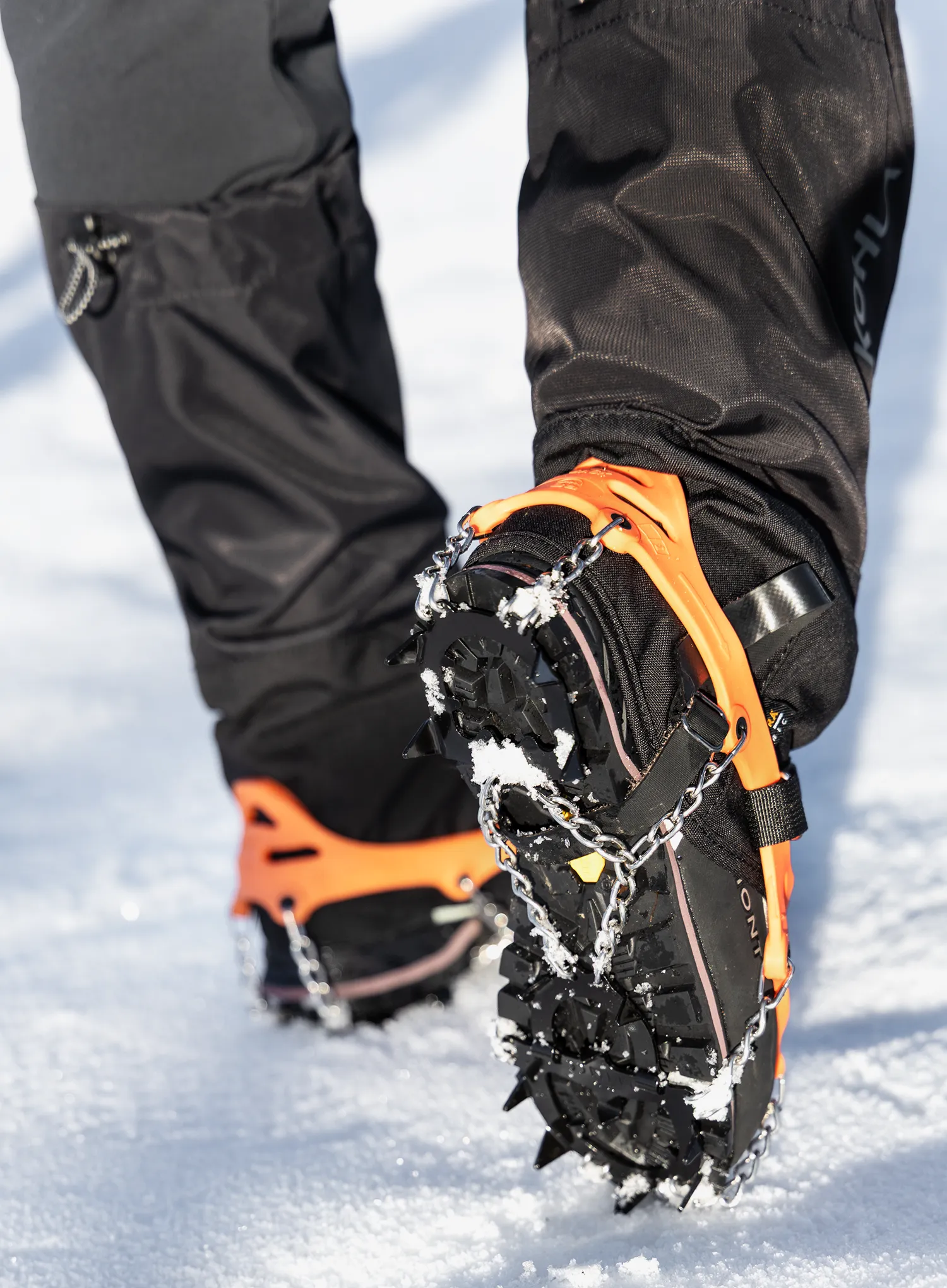 Grödel 8a Hiking Crampons - orange