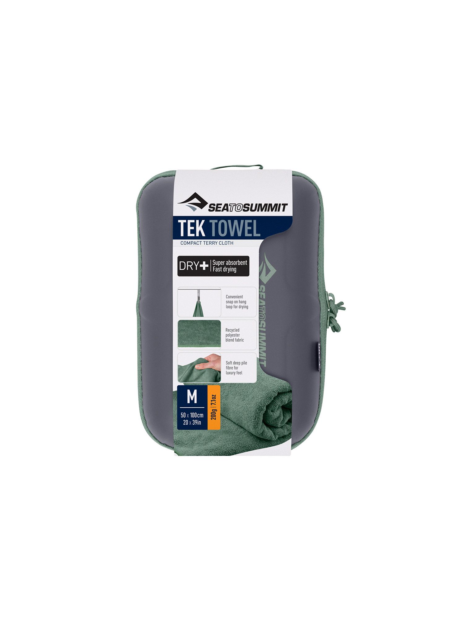 Handtuch schnelltrocknend Sea To Summit Tek Towel M - sage
