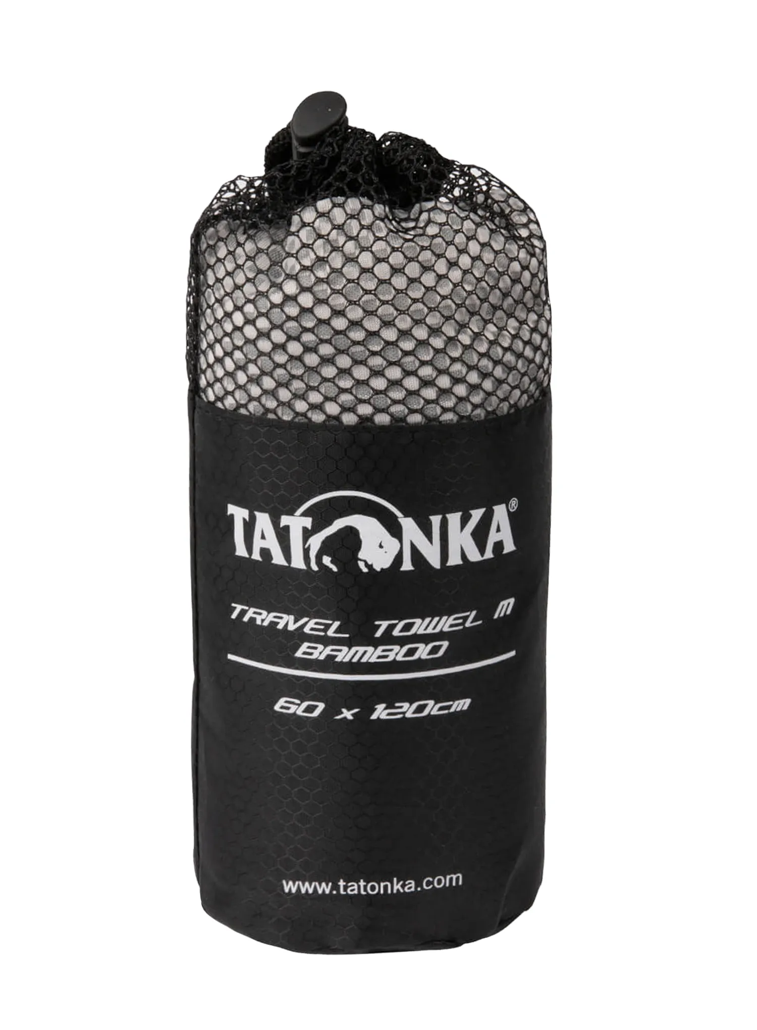 Handtuch schnelltrocknend Tatonka Travel Towel Bamboo M - grey
