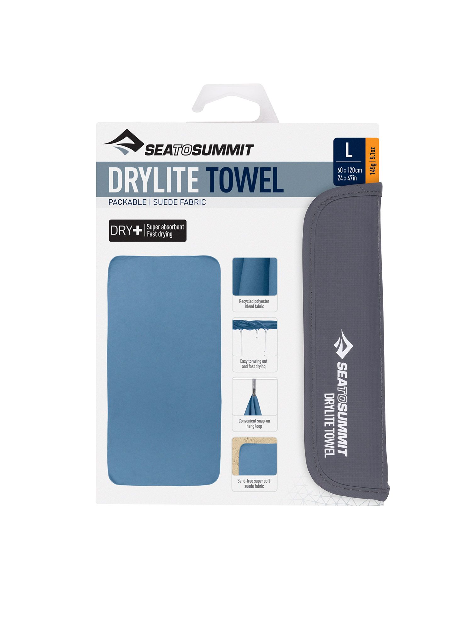 Outdoor-Handtuch Sea To Summit DryLite Towel L - moonlight