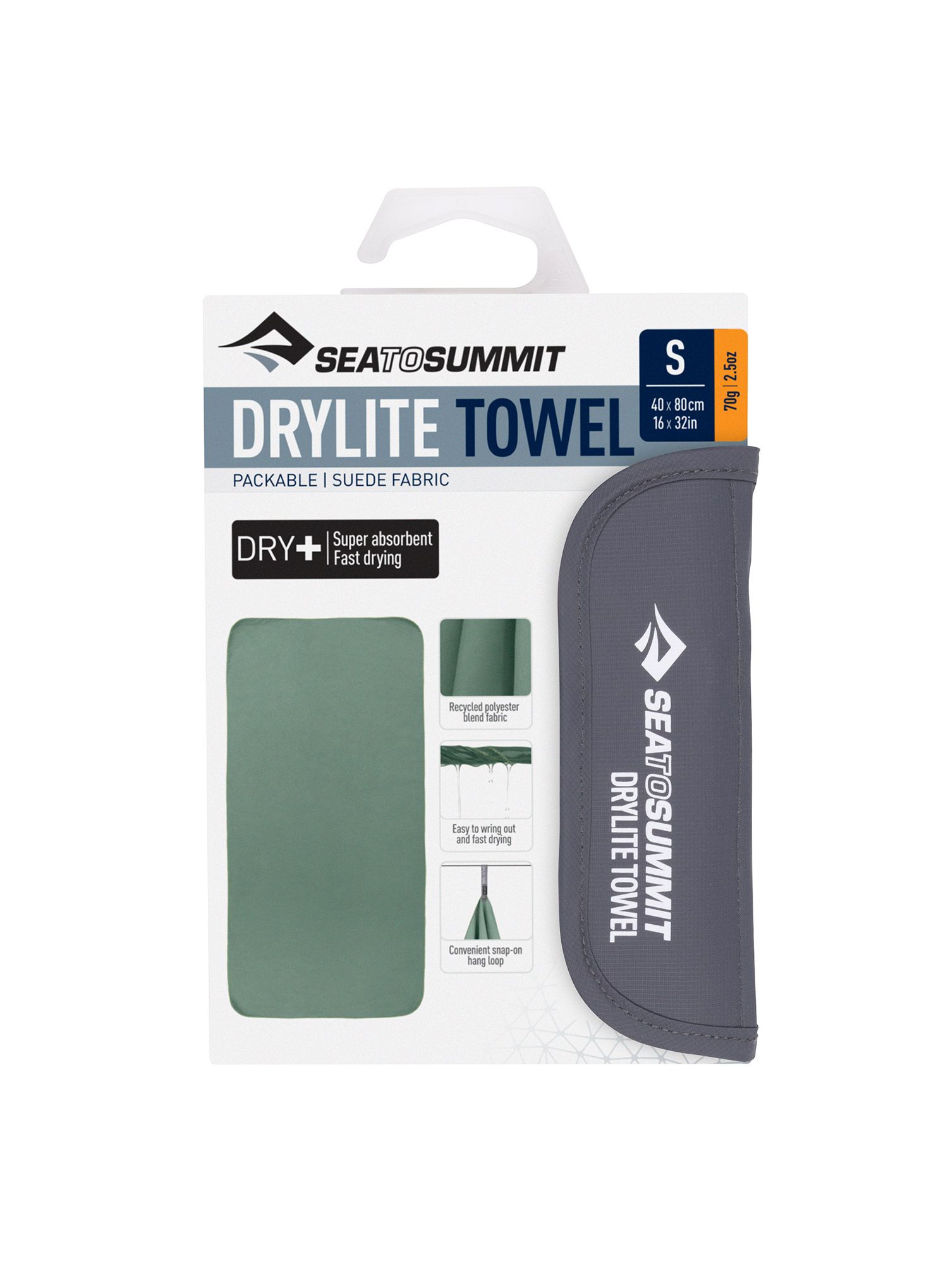 Outdoor-Handtuch Sea To Summit DryLite Towel S - sage