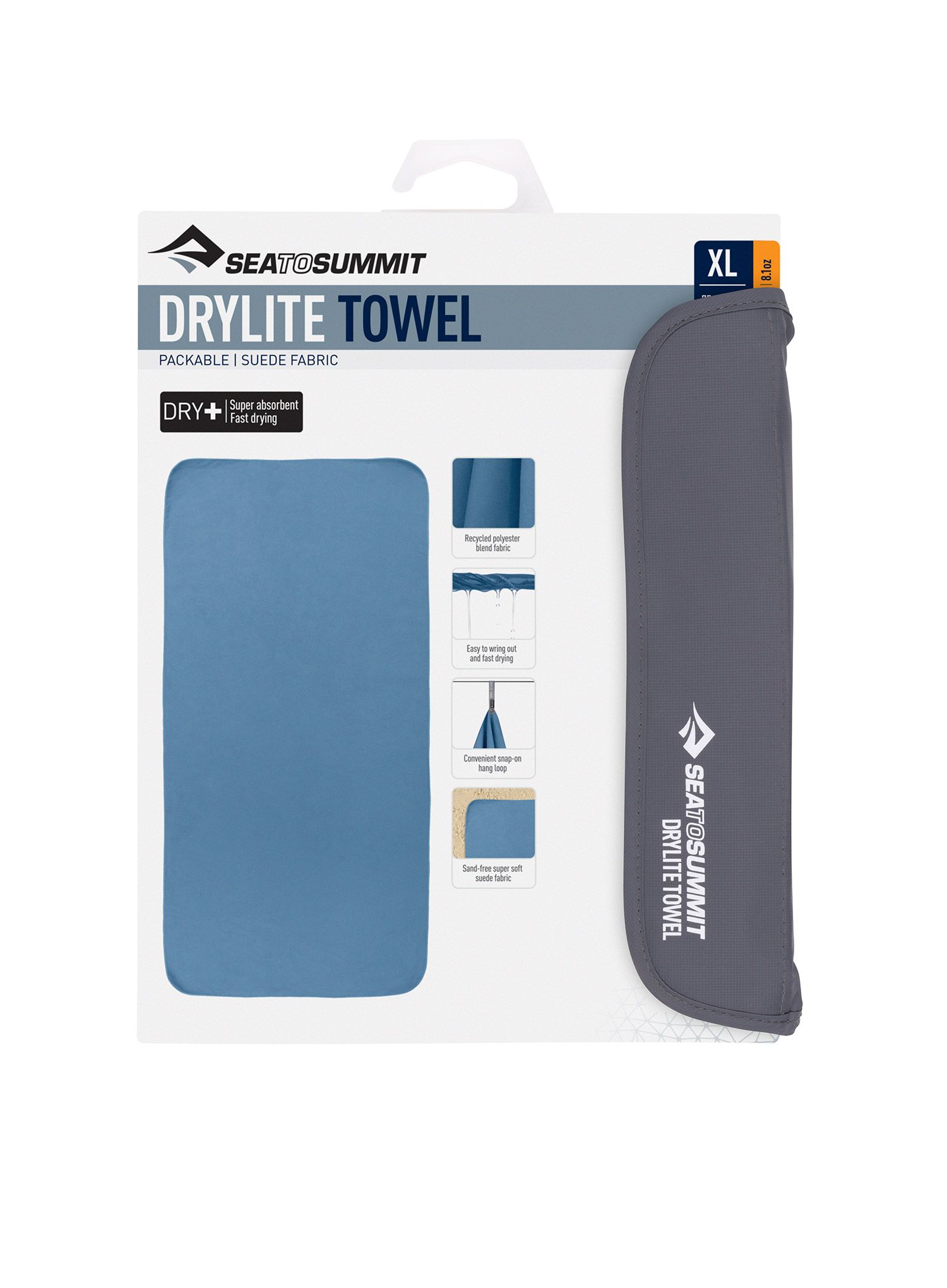 Outdoor-Handtuch Sea To Summit DryLite Towel XL - moonlight