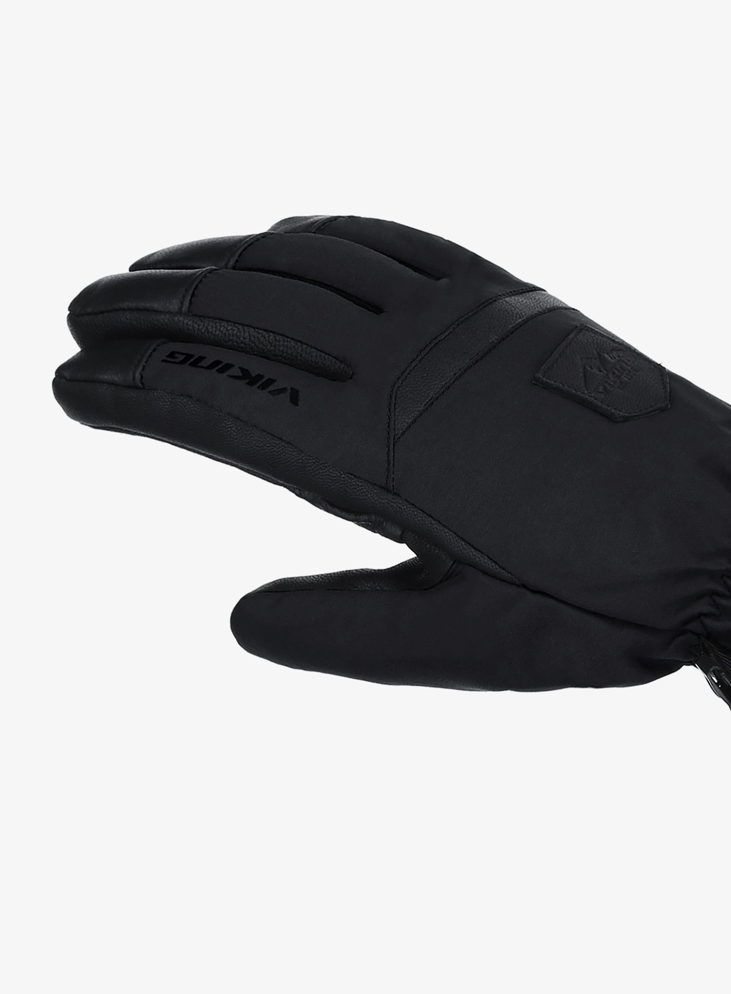 Skihandschuhe Viking Lars Ski - black/black leather