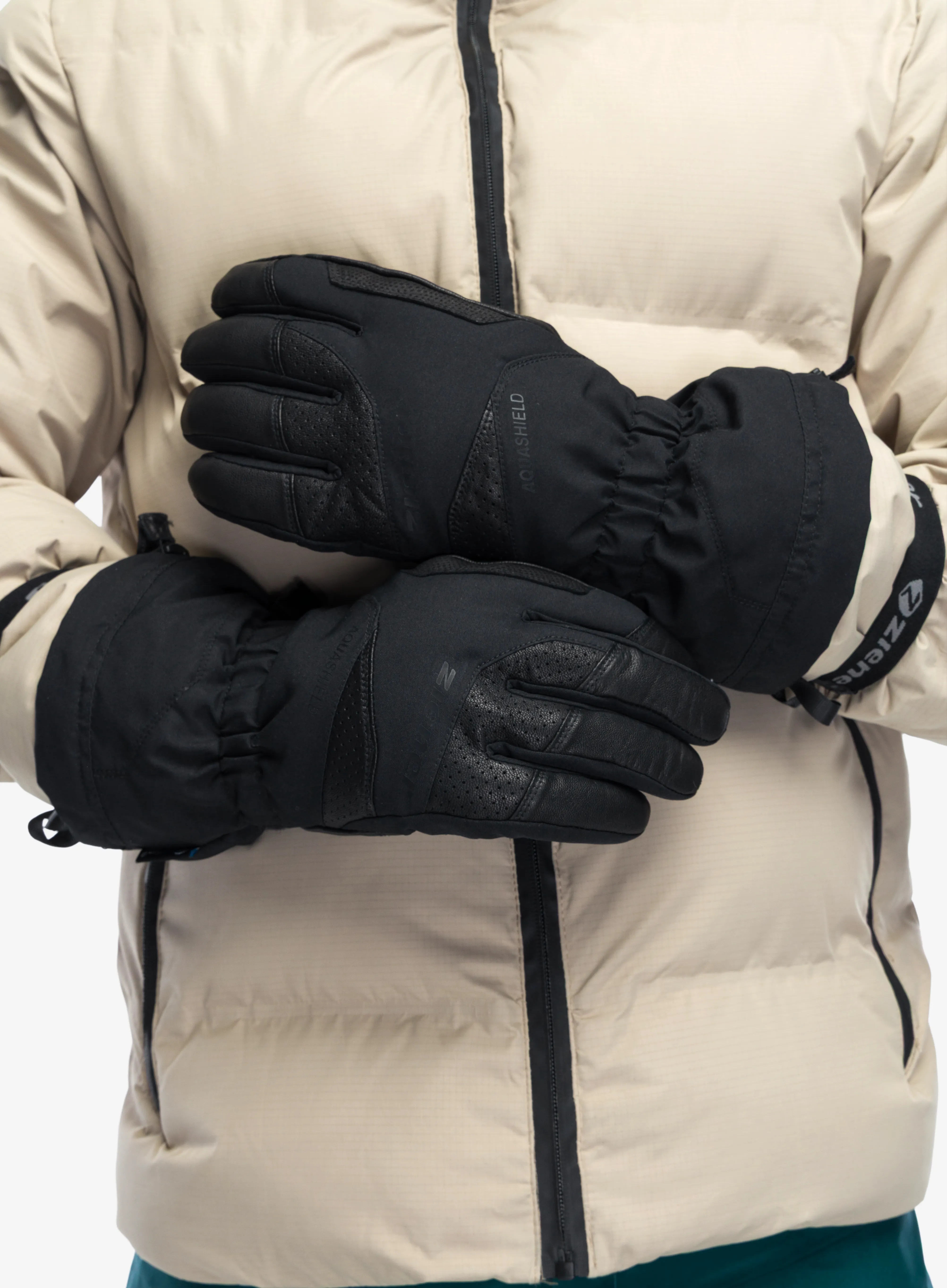 Skihandschuhe Ziener Gaiku AS AW Glove - black
