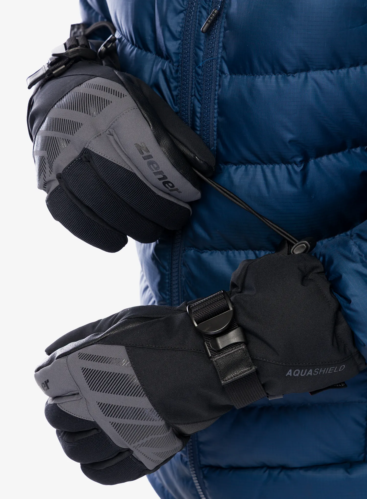 Skihandschuhe Ziener Ghalion AS - black/magnet