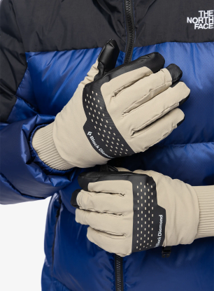 Handschuhe Black Diamond Alpine Softshell Gloves - moonstone