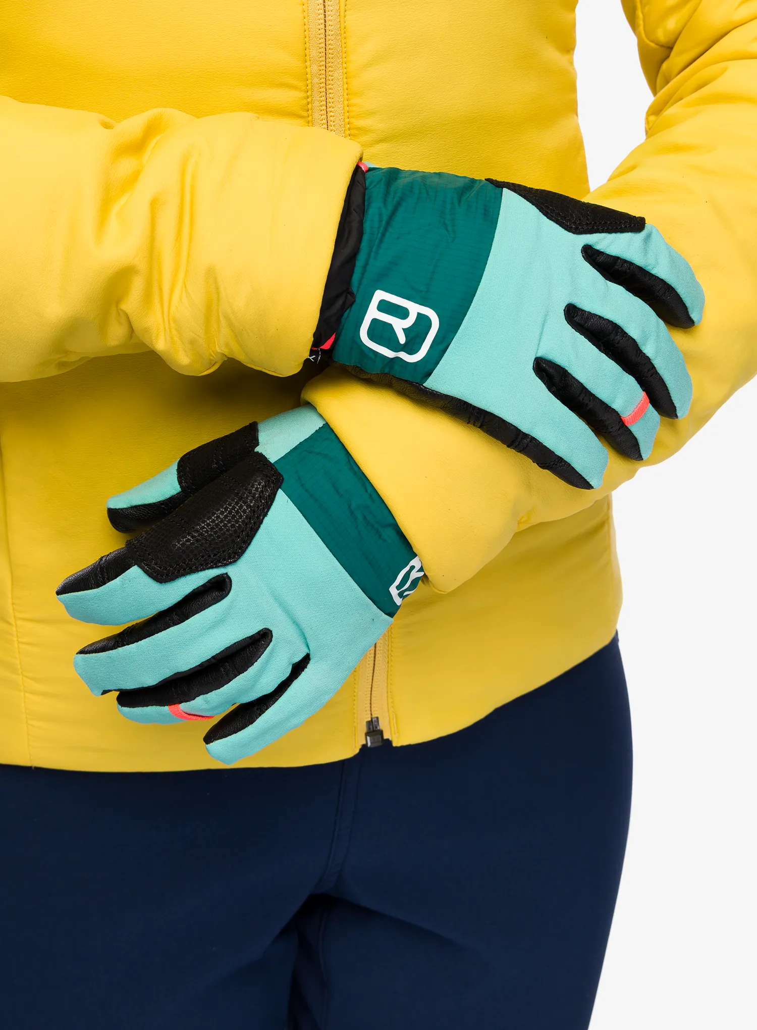 Handschuhe Damen Ortovox Tour Pro Cover Glove - ice waterfall