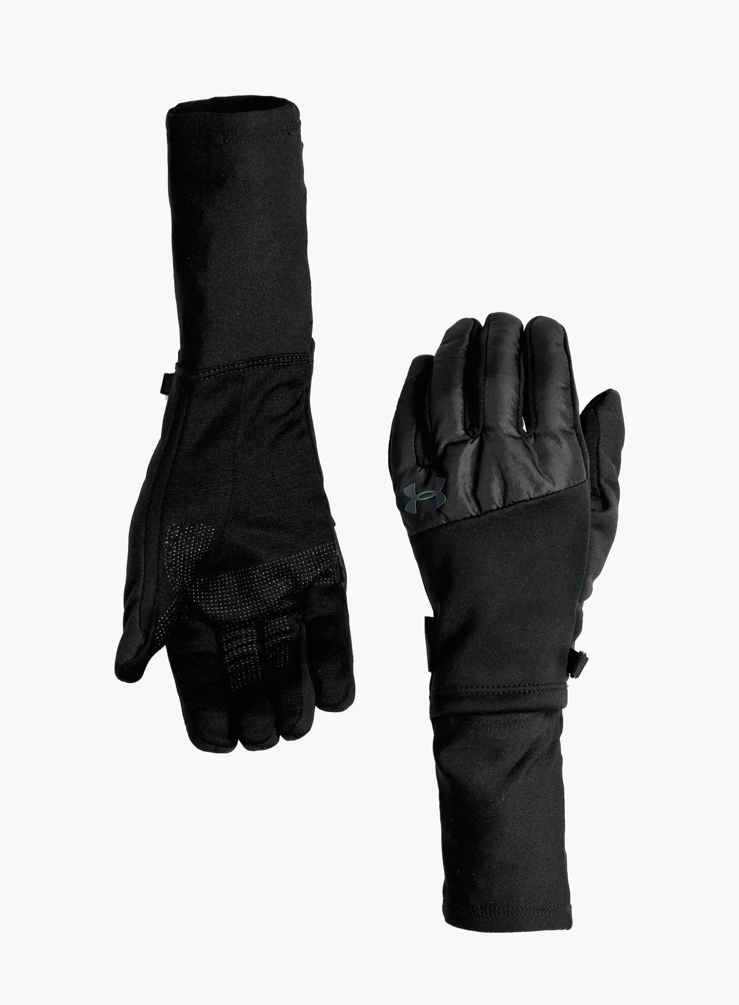 Laufhandschuhe Under Armour Storm Fleece Run Gloves - black/black/reflective