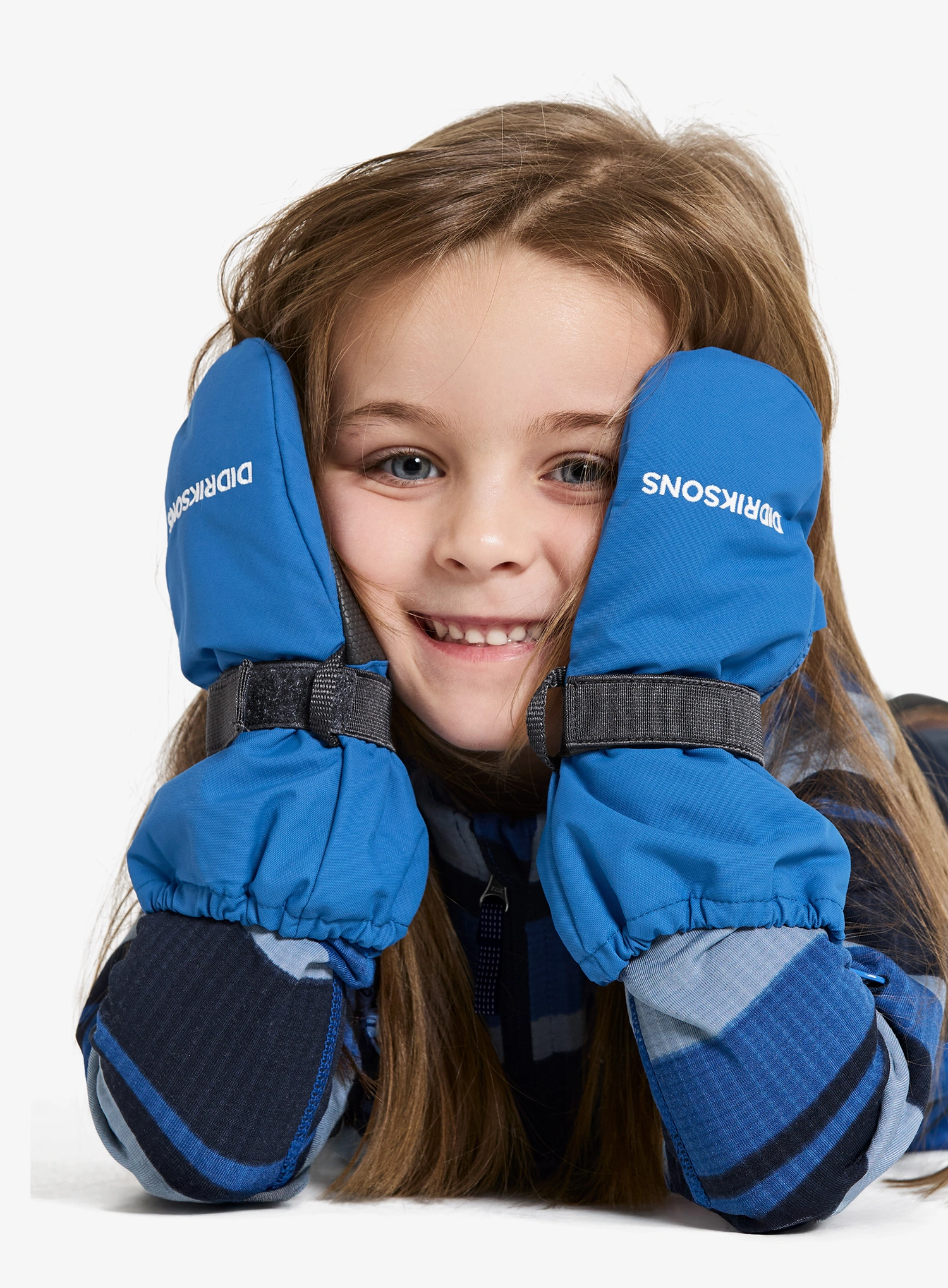 Handschuhe Kinder Didriksons Biggles Zip Mitten 8 - sapphire blue