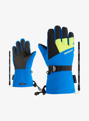 Handschuhe Kinder Ziener Lani GTX Junior - black/persian blue